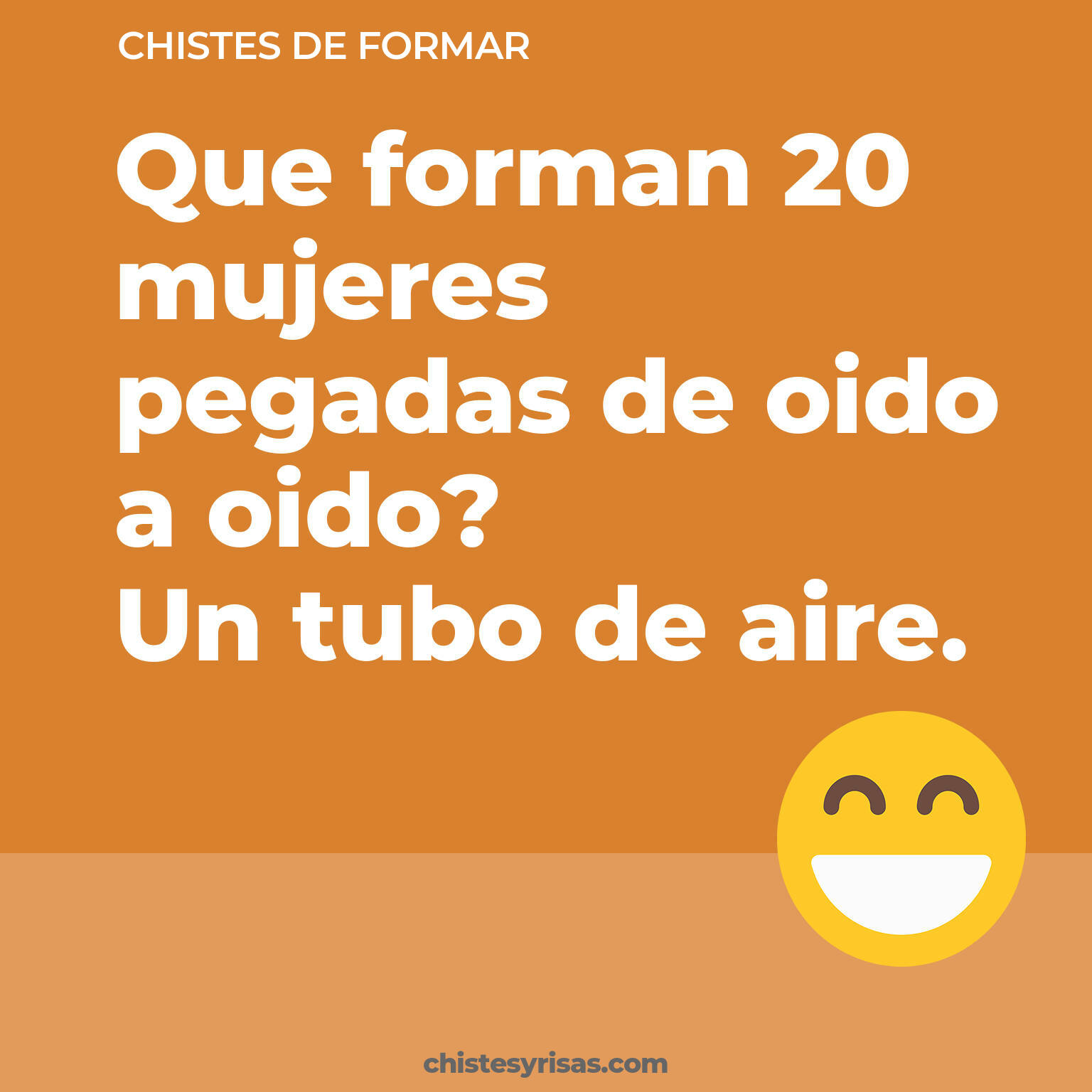 chistes de Formar más graciosos