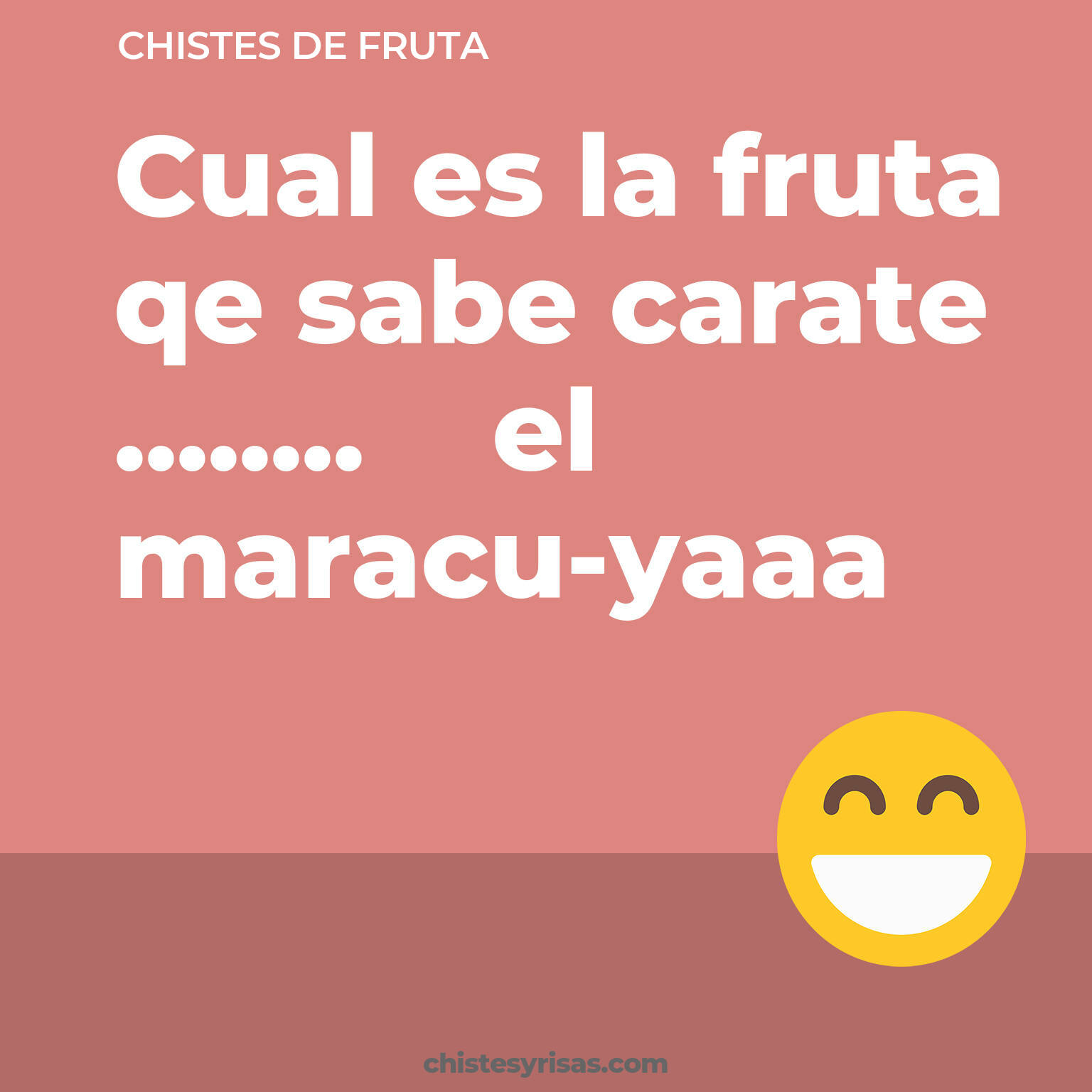 chistes de Fruta cortos