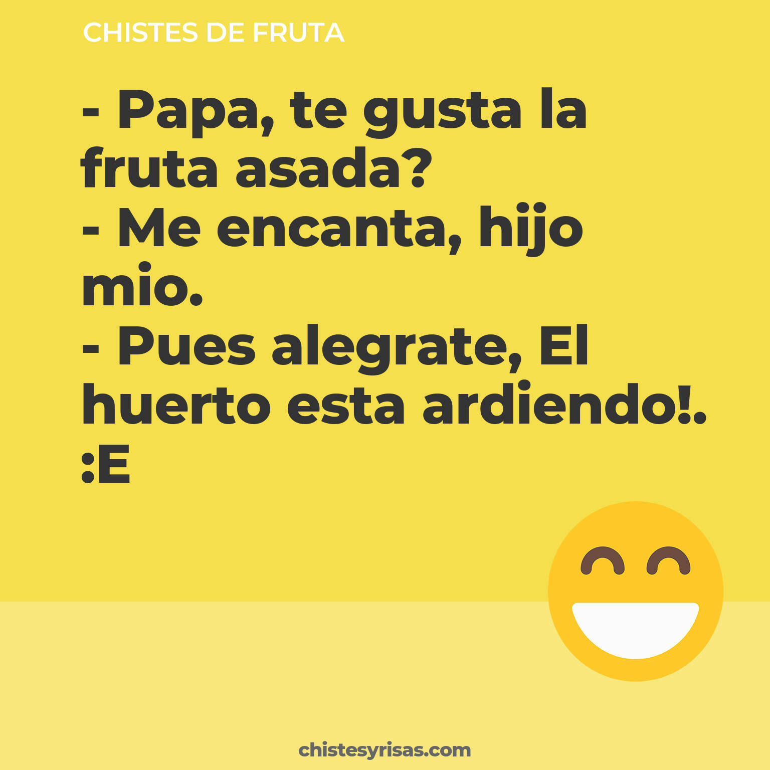 chistes de Fruta buenos foto para reir