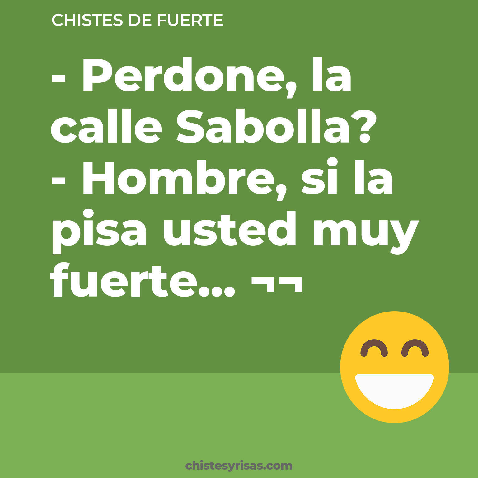 chistes de Fuerte buenos