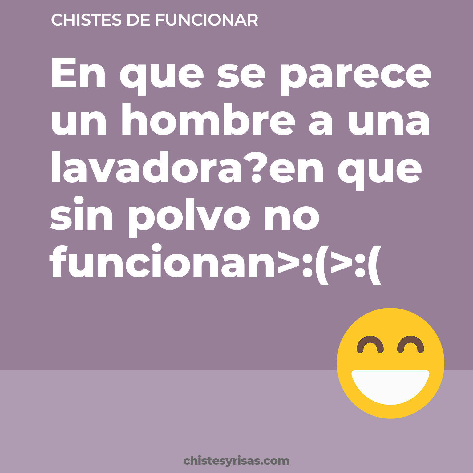 chistes de Funcionar cortos