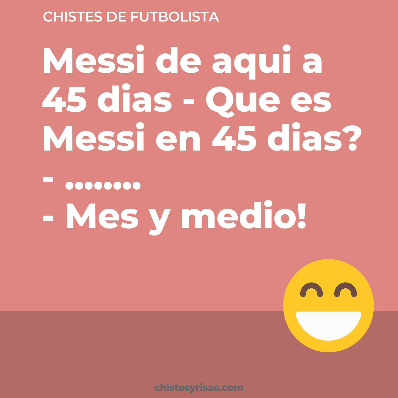 chistes de Futbolista cortos