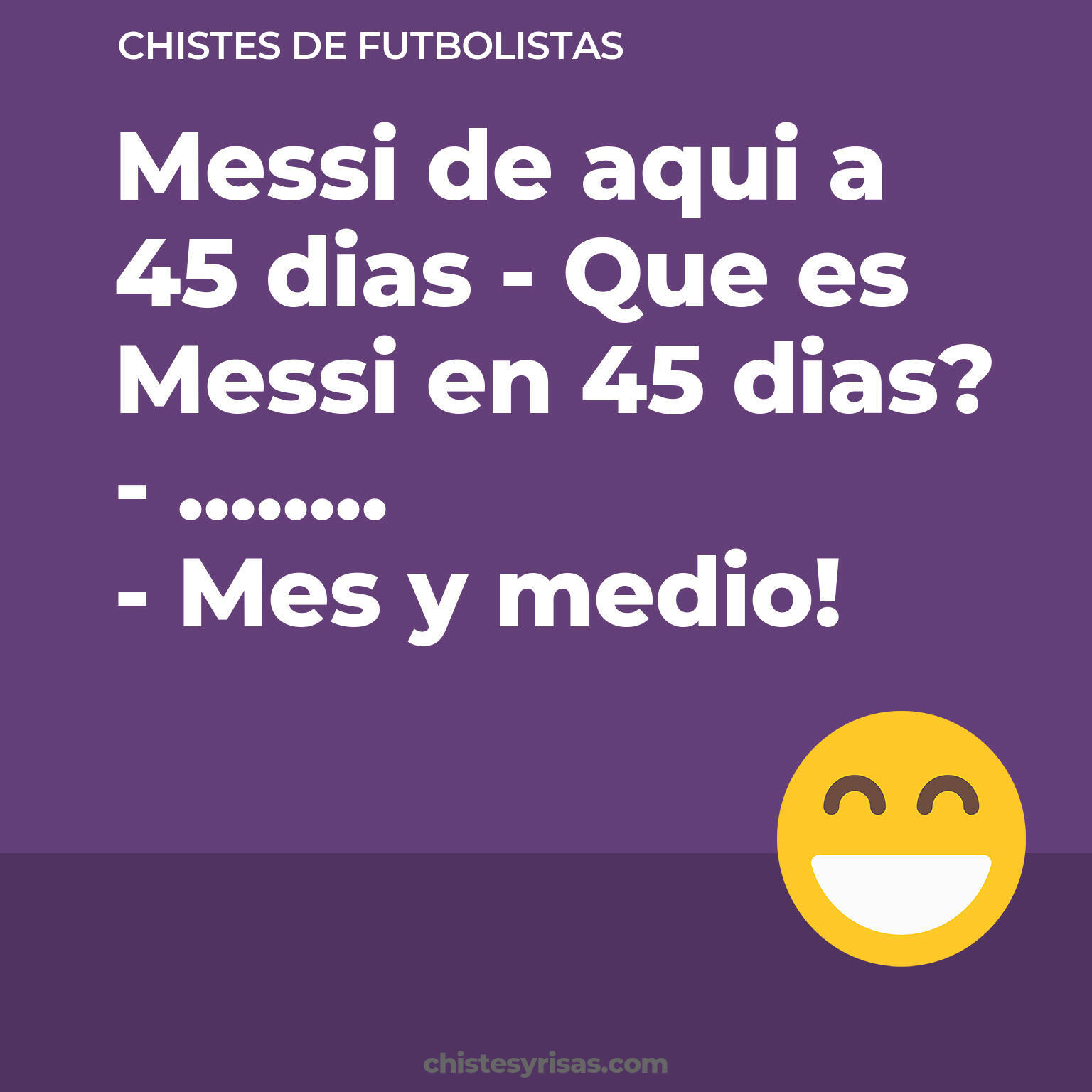 chistes de Futbolistas cortos