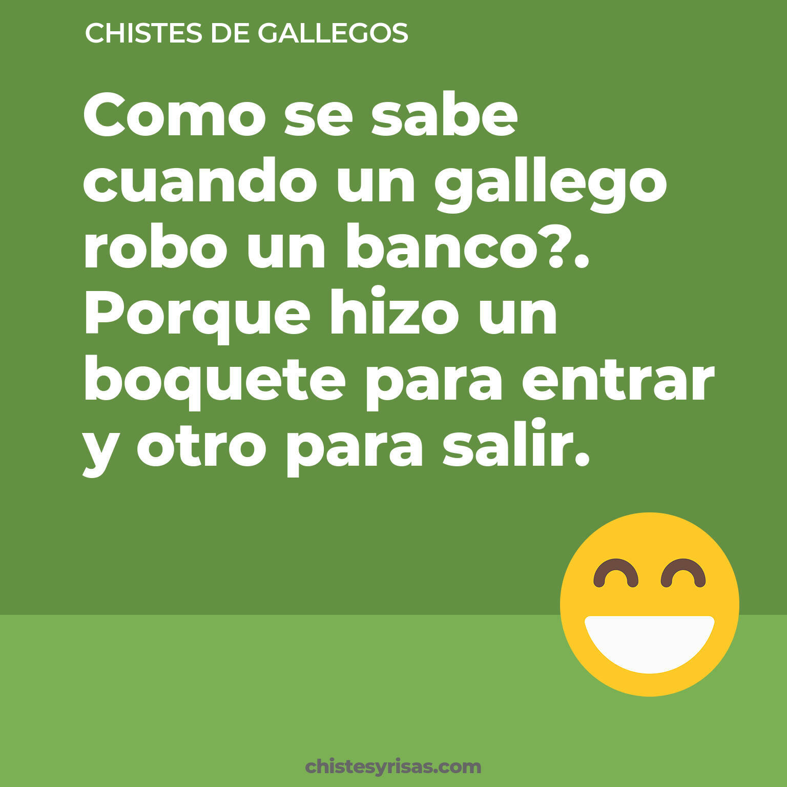 chistes de Gallegos buenos