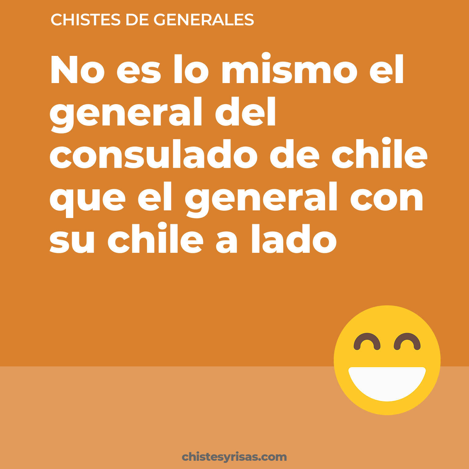 chistes de Generales buenos