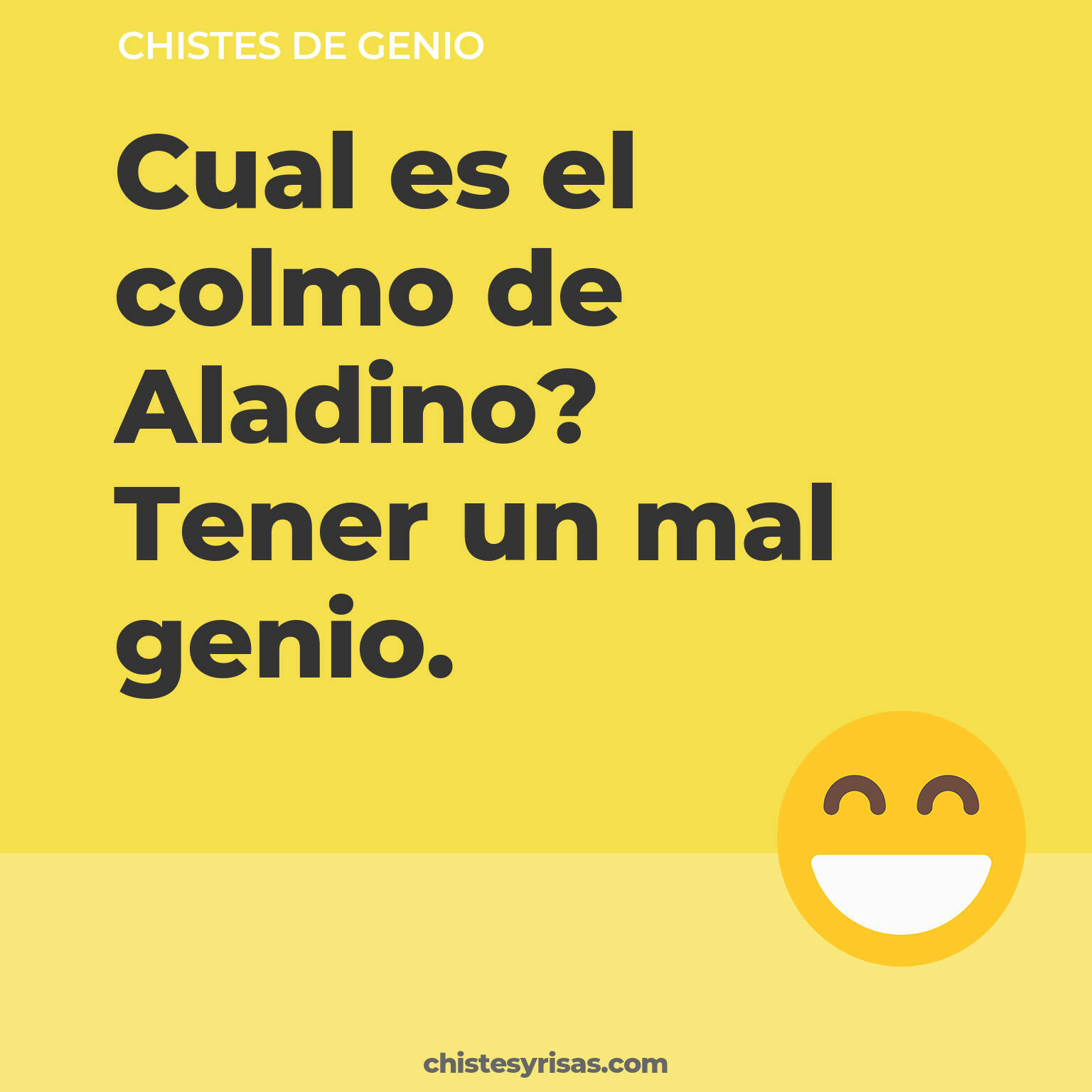 chistes de Genio buenos foto para reir