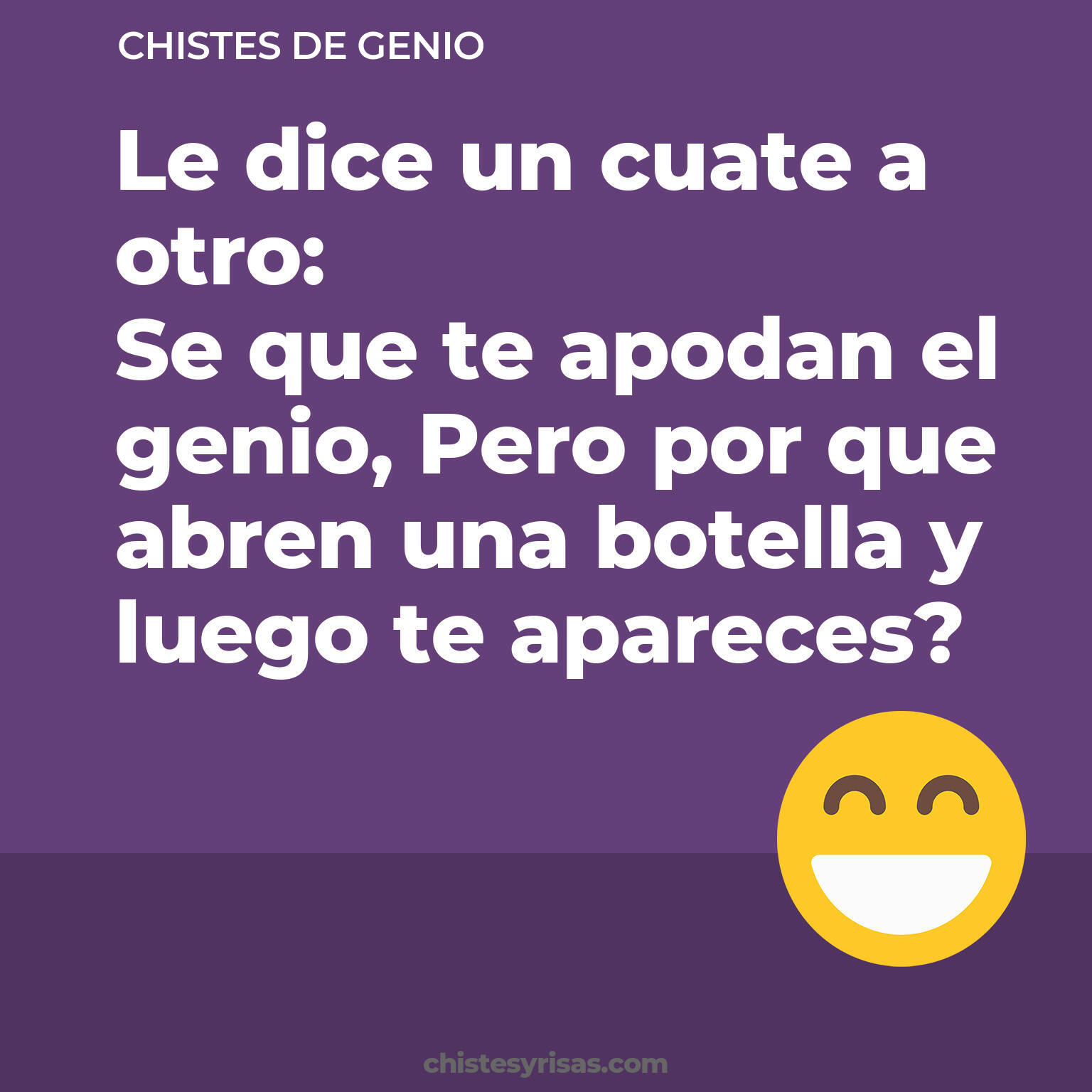 chistes de Genio más graciosos