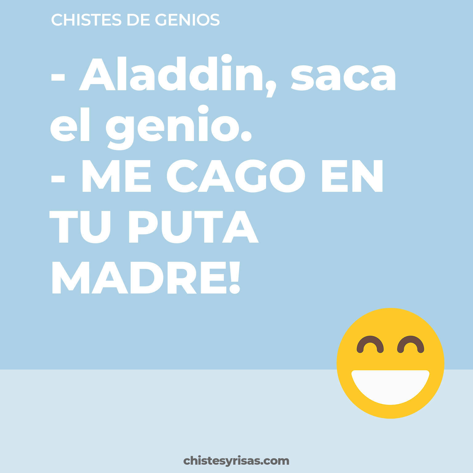 chistes de Genios cortos