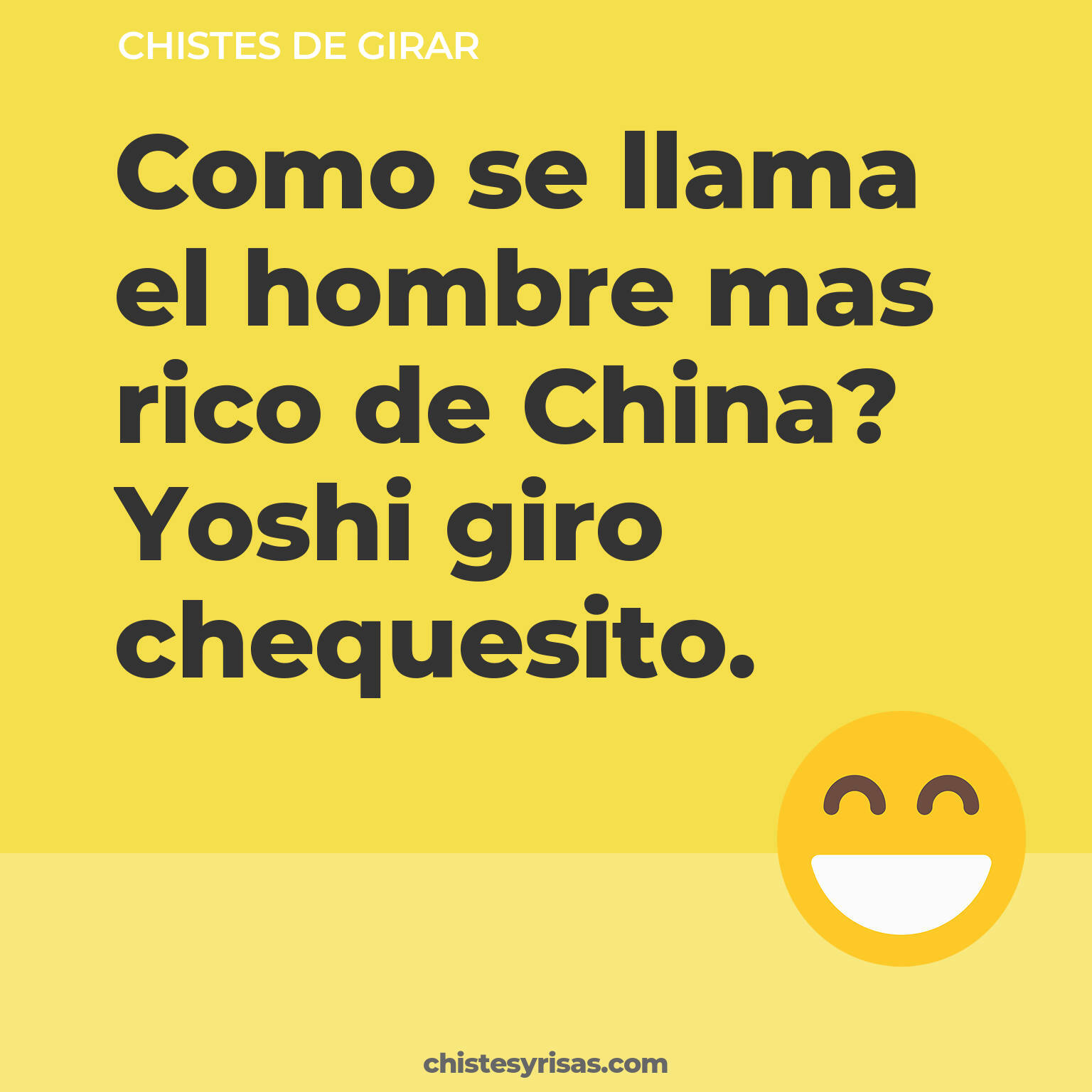 chistes de Girar cortos