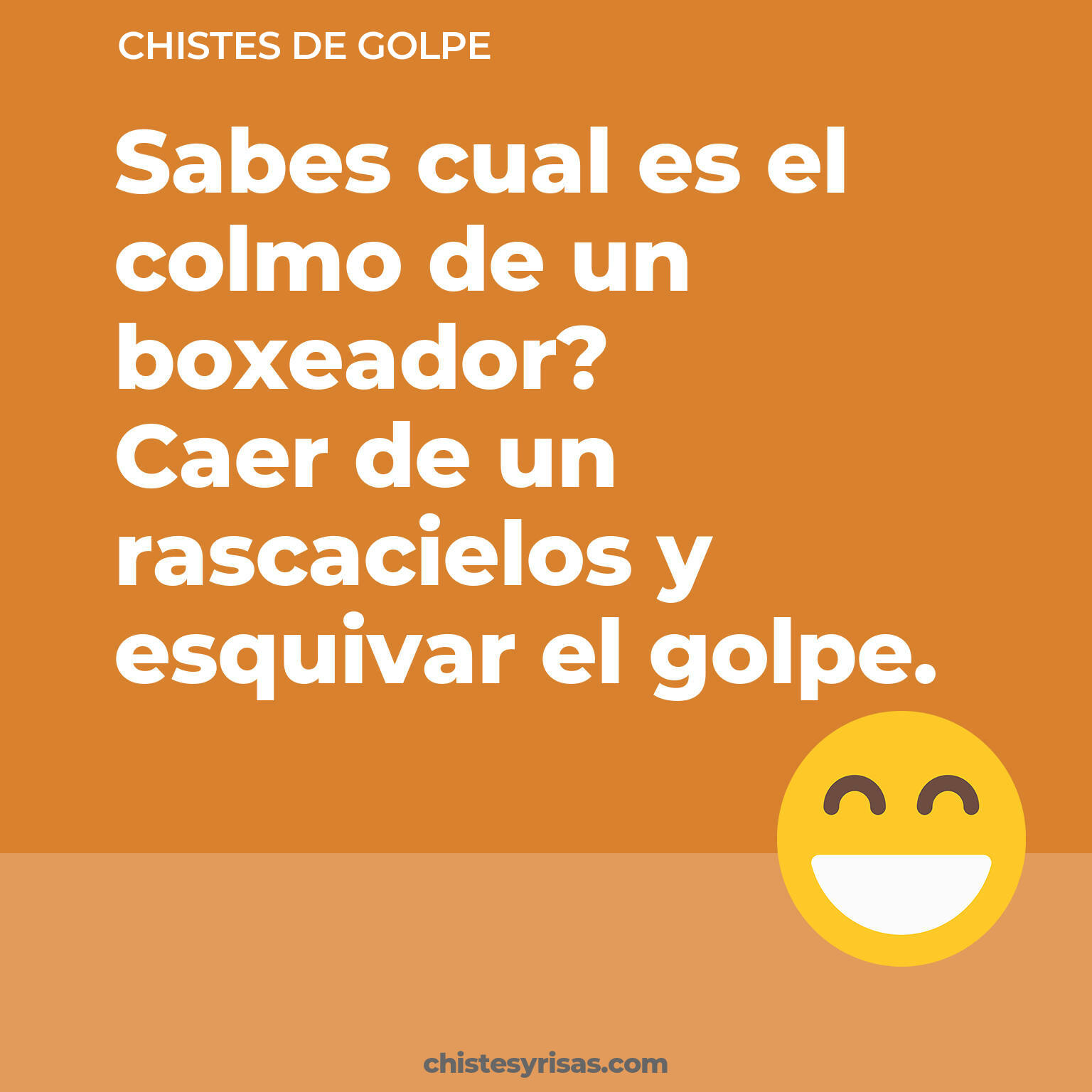 chistes de Golpe cortos