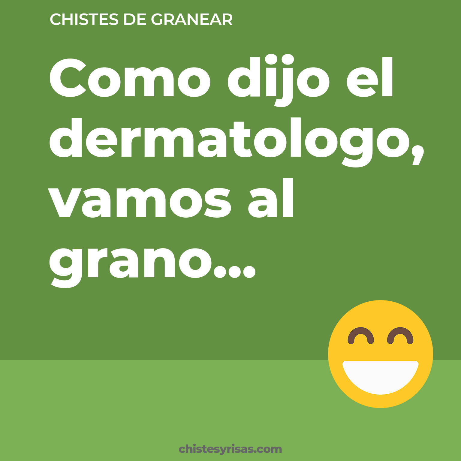 chistes de Granear cortos