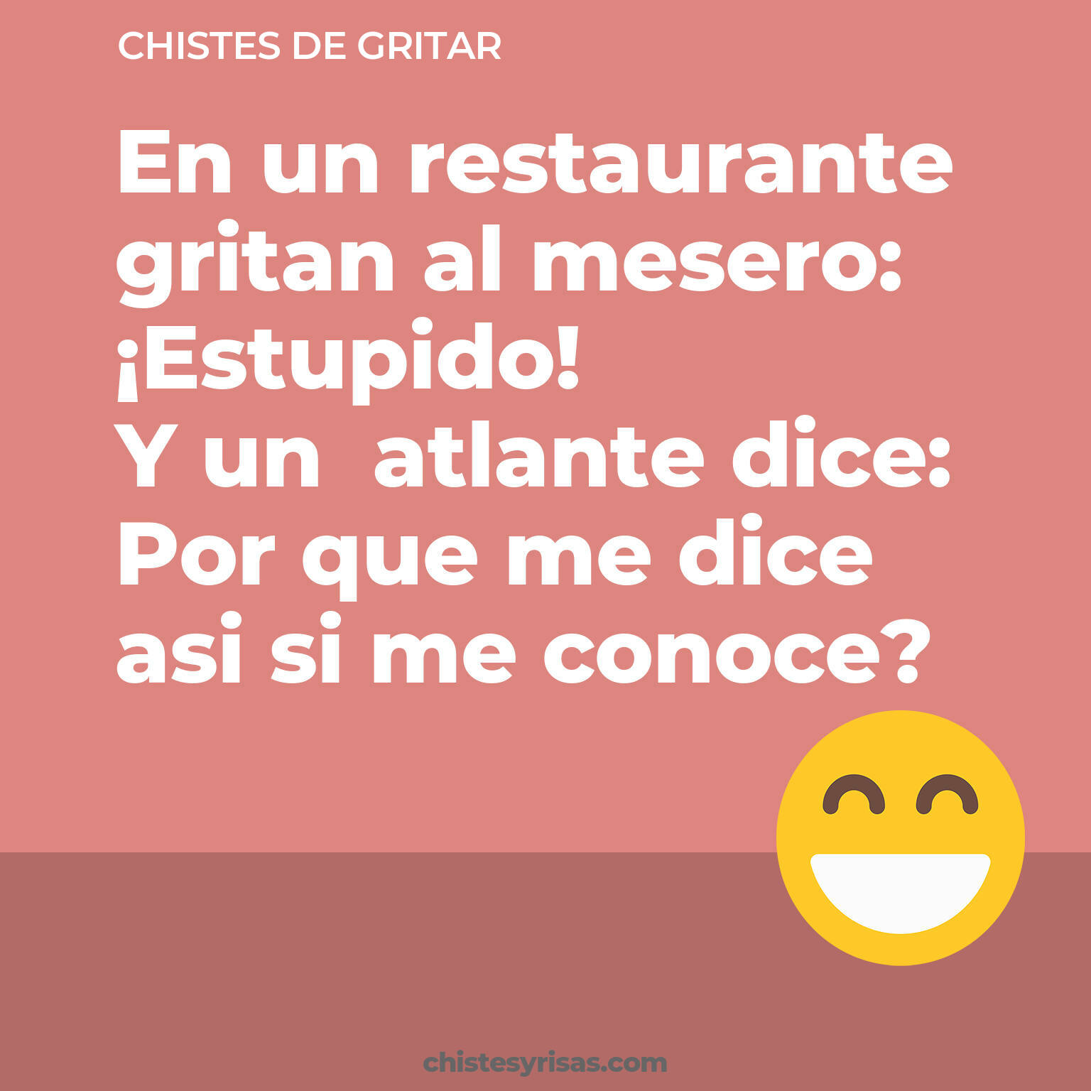 chistes de Gritar cortos