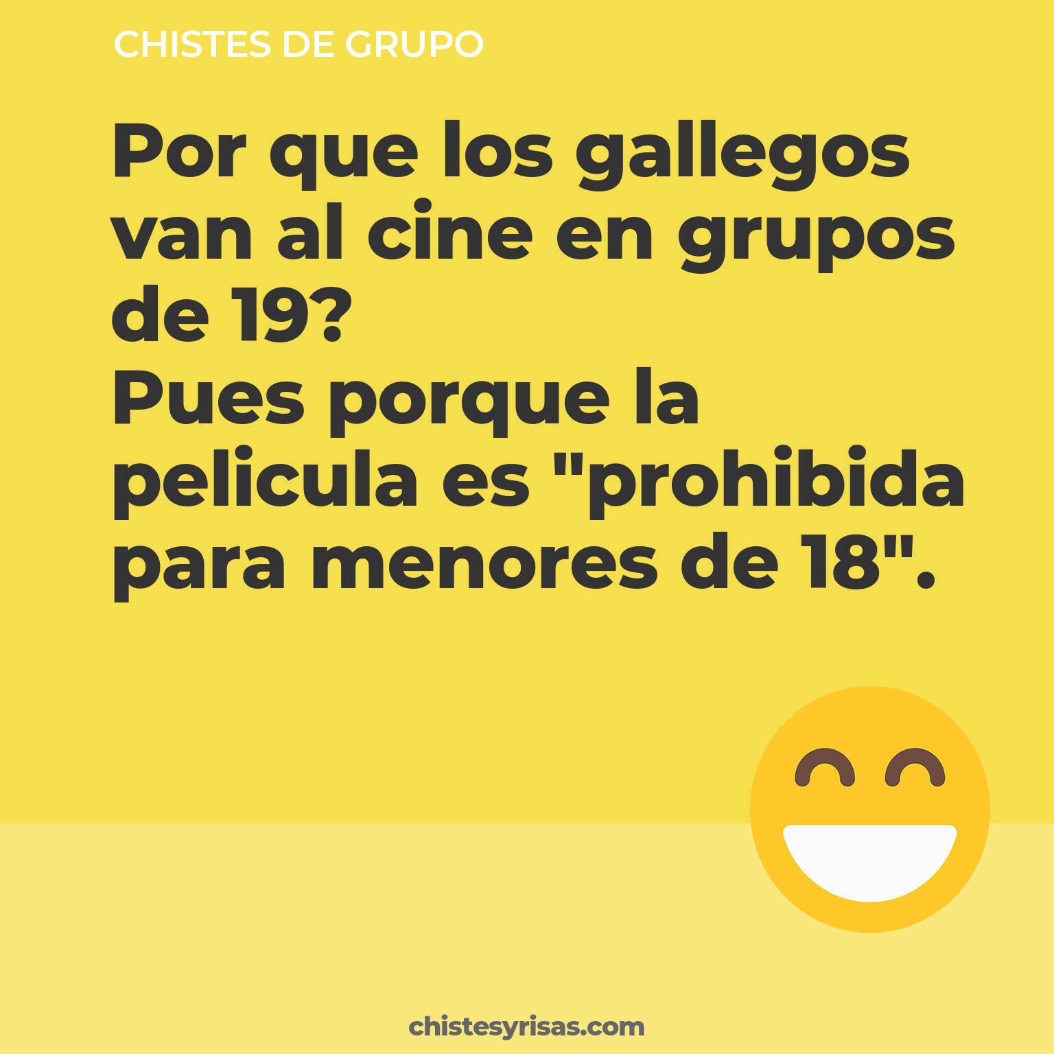 chistes de Grupo buenos