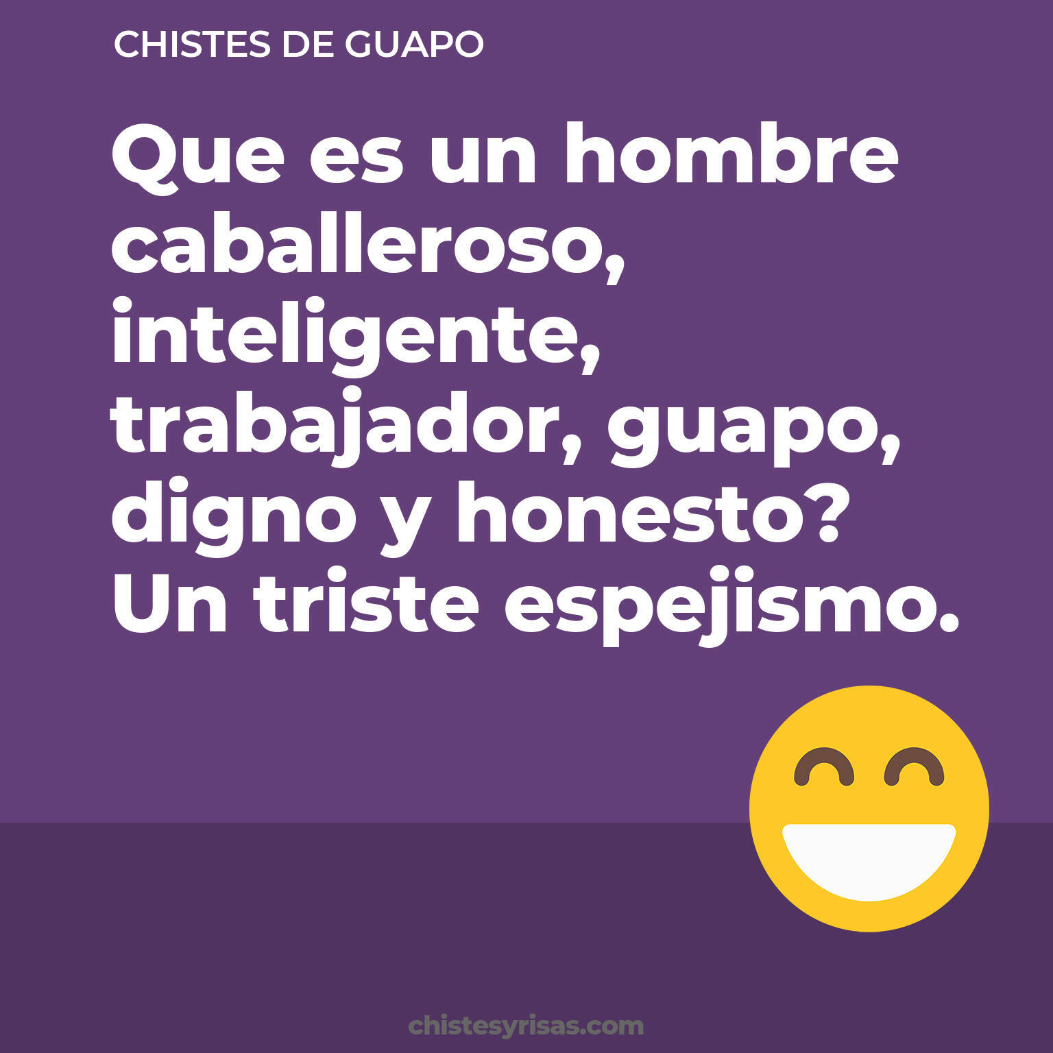 chistes de Guapo más graciosos