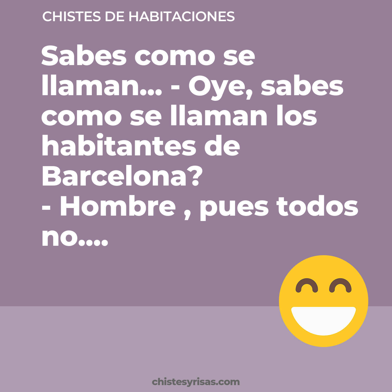 chistes de Habitaciones buenos