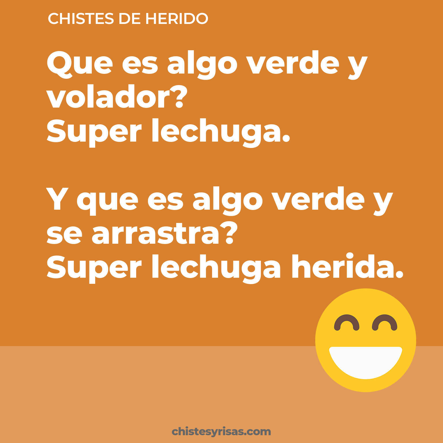 chistes de Herido cortos