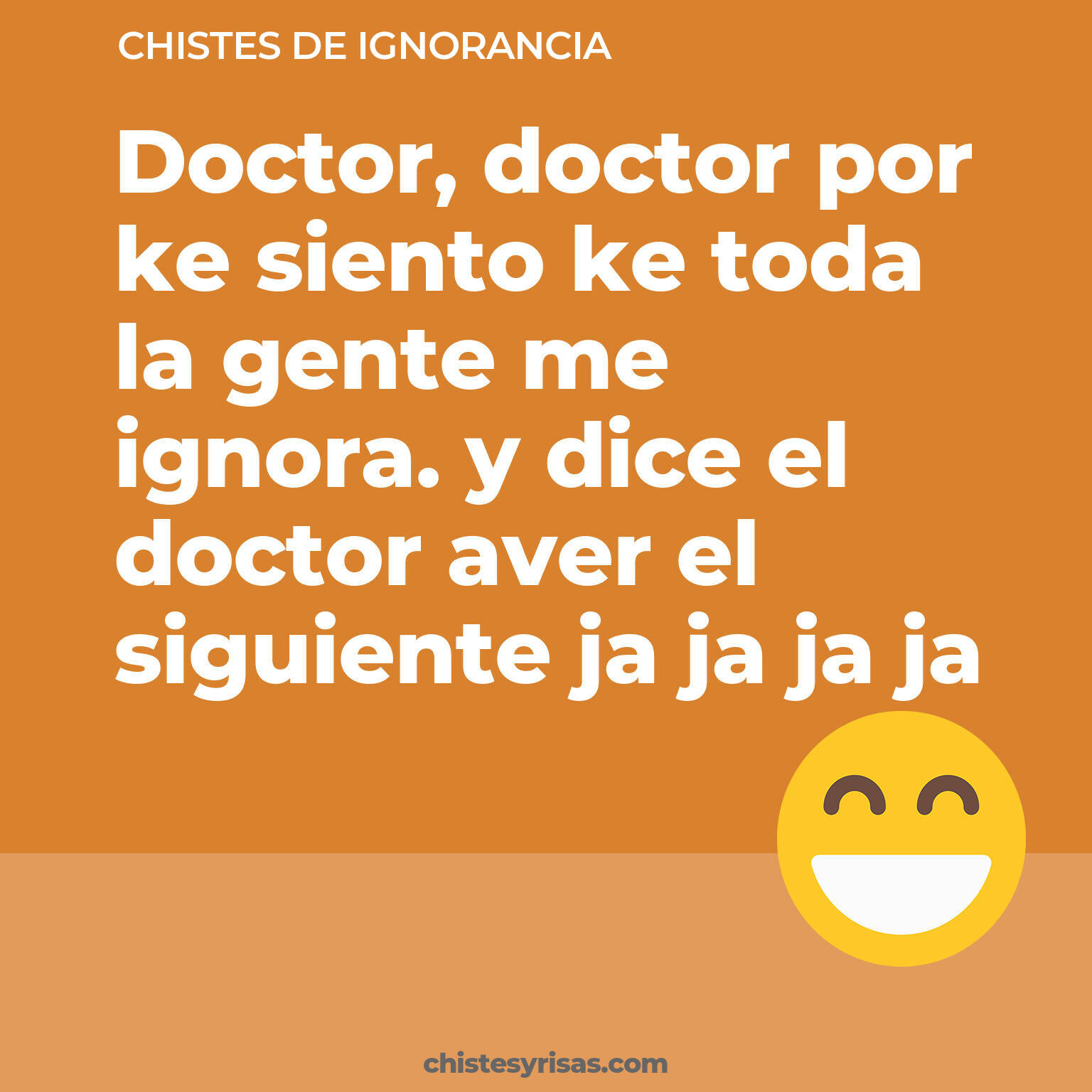 chistes de Ignorancia buenos