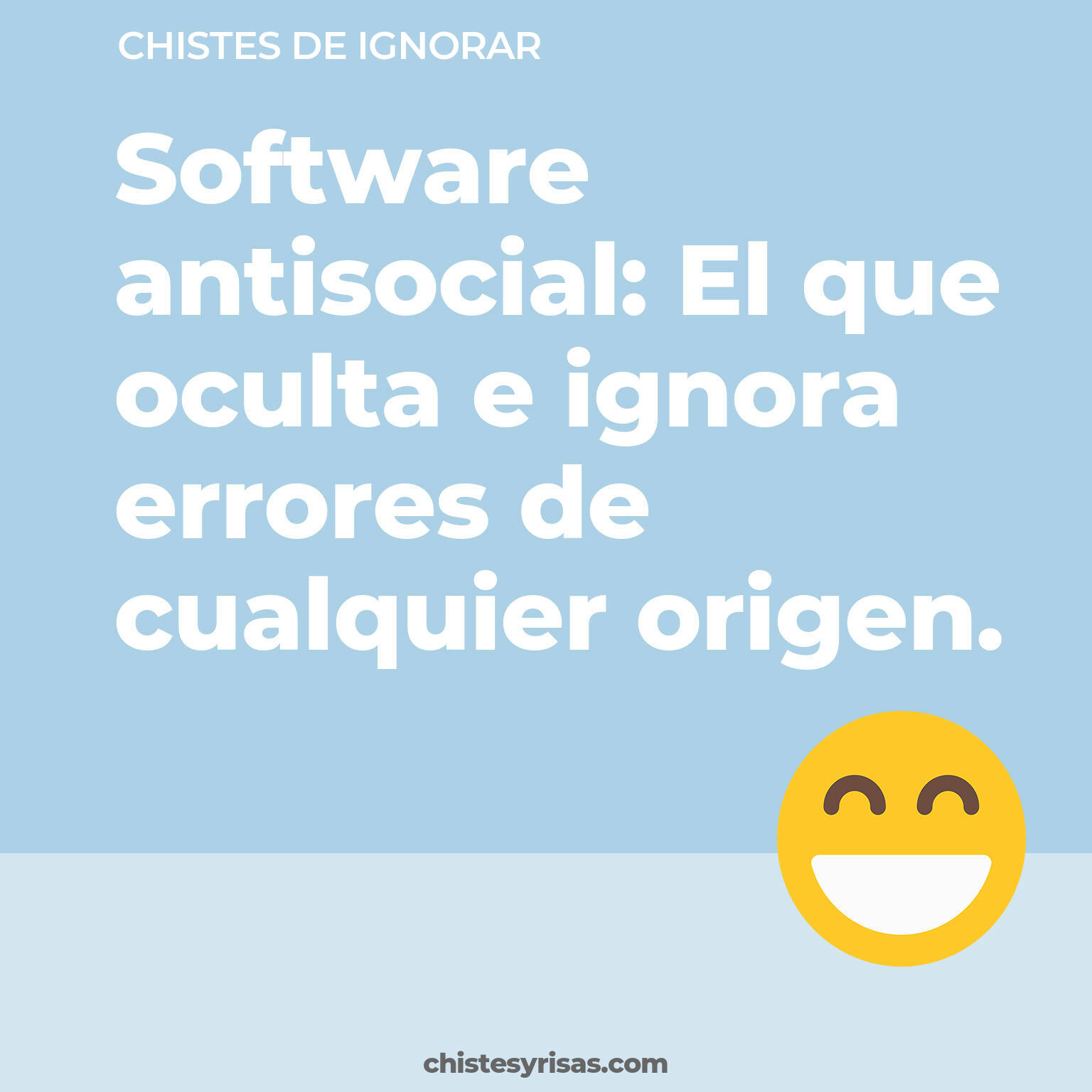 chistes de Ignorar más graciosos