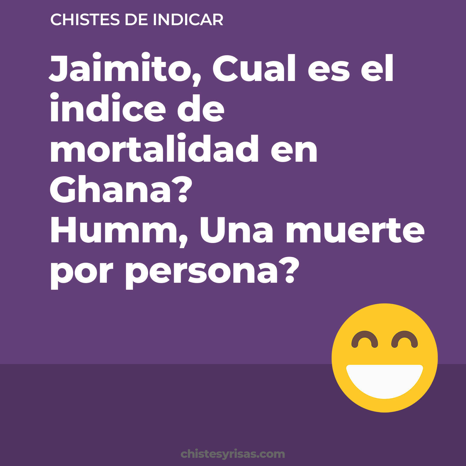 chistes de Indicar buenos