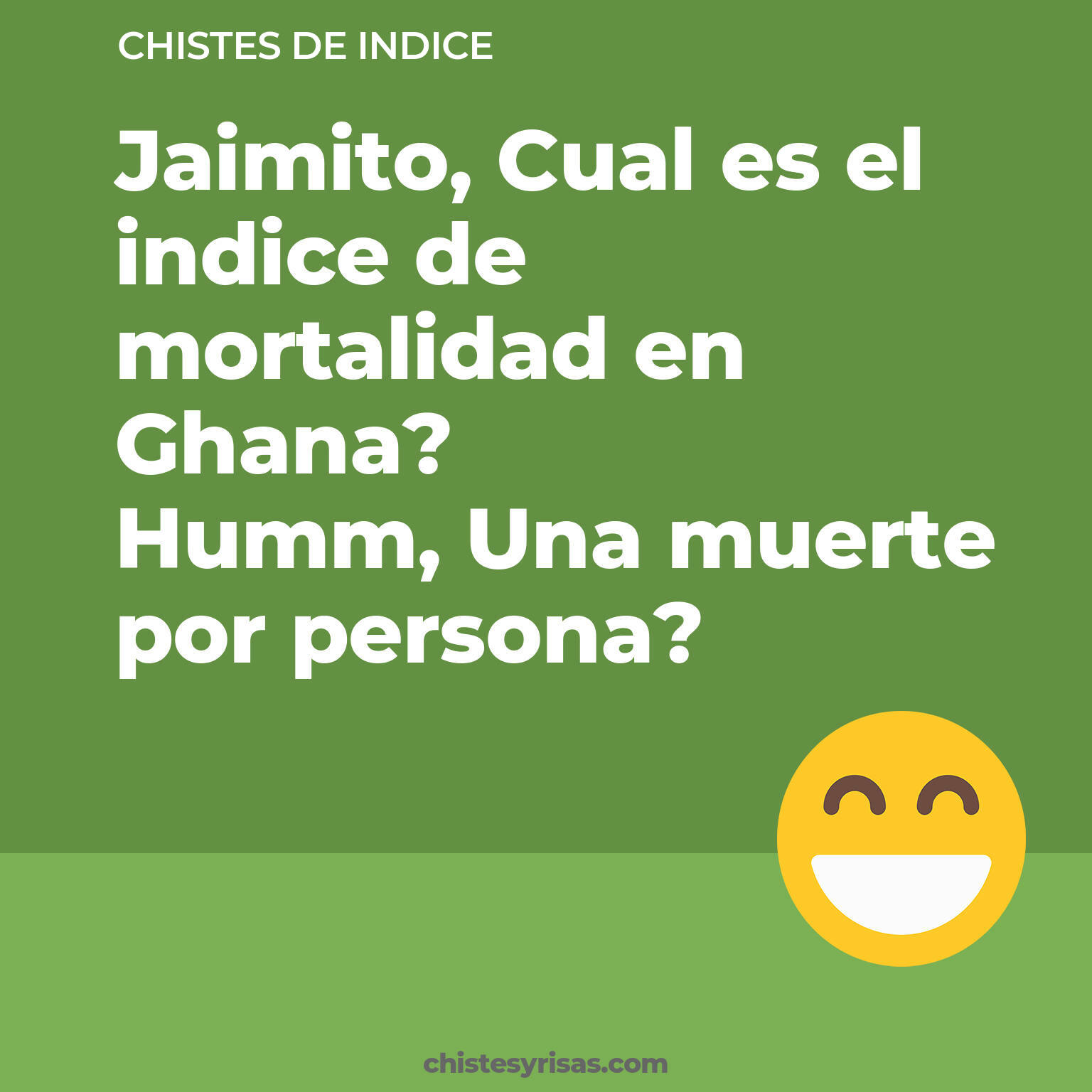 chistes de Indice buenos