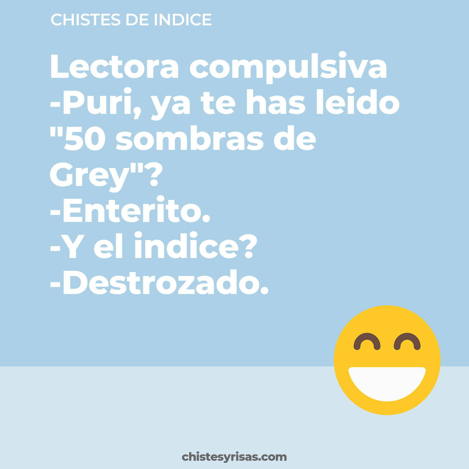 chistes de Indice cortos