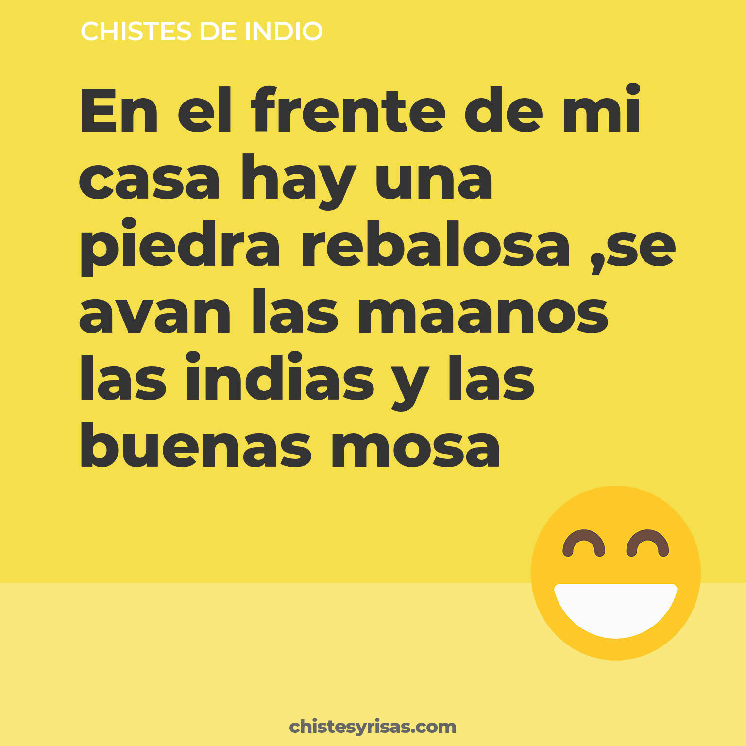 chistes de Indio buenos