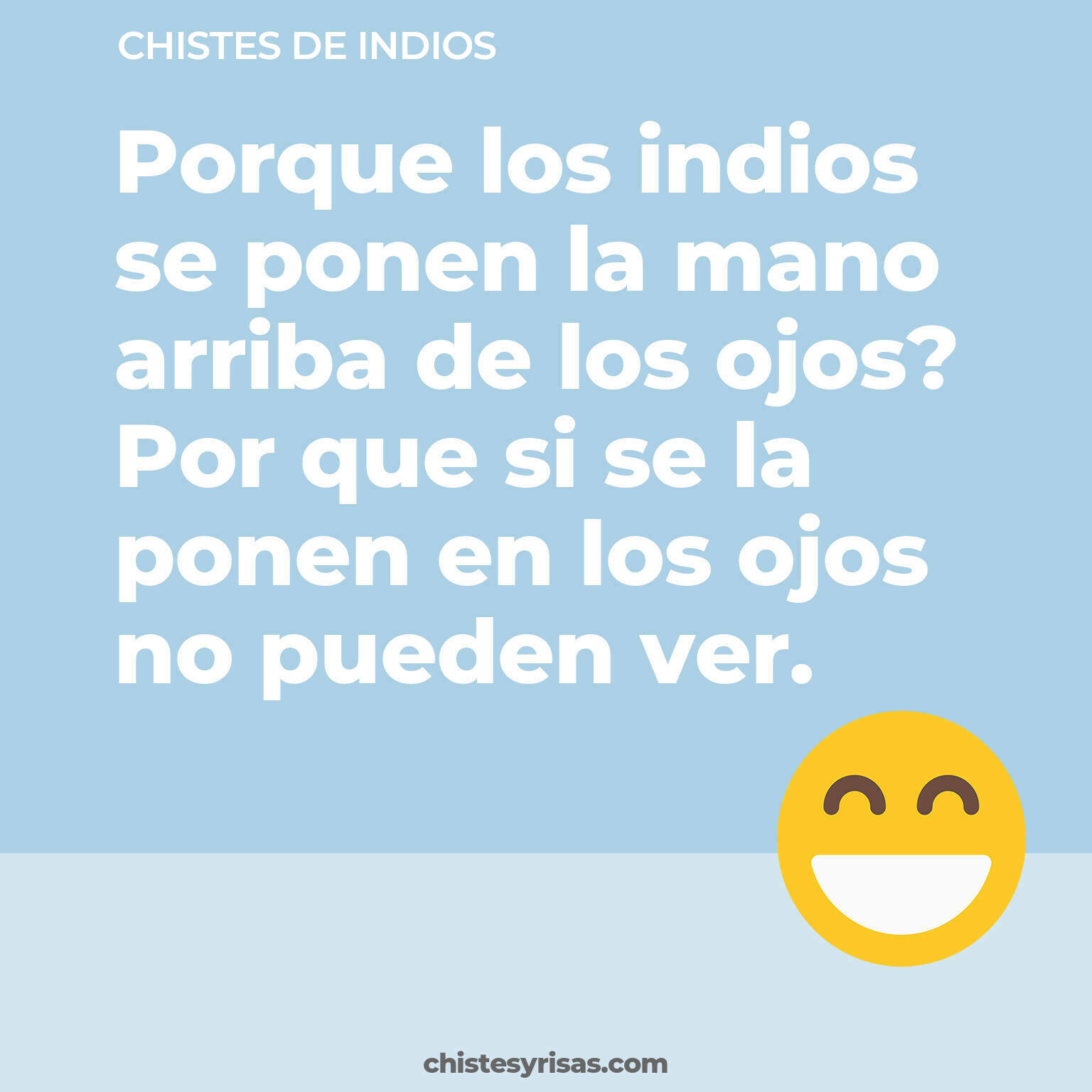 chistes de Indios más graciosos