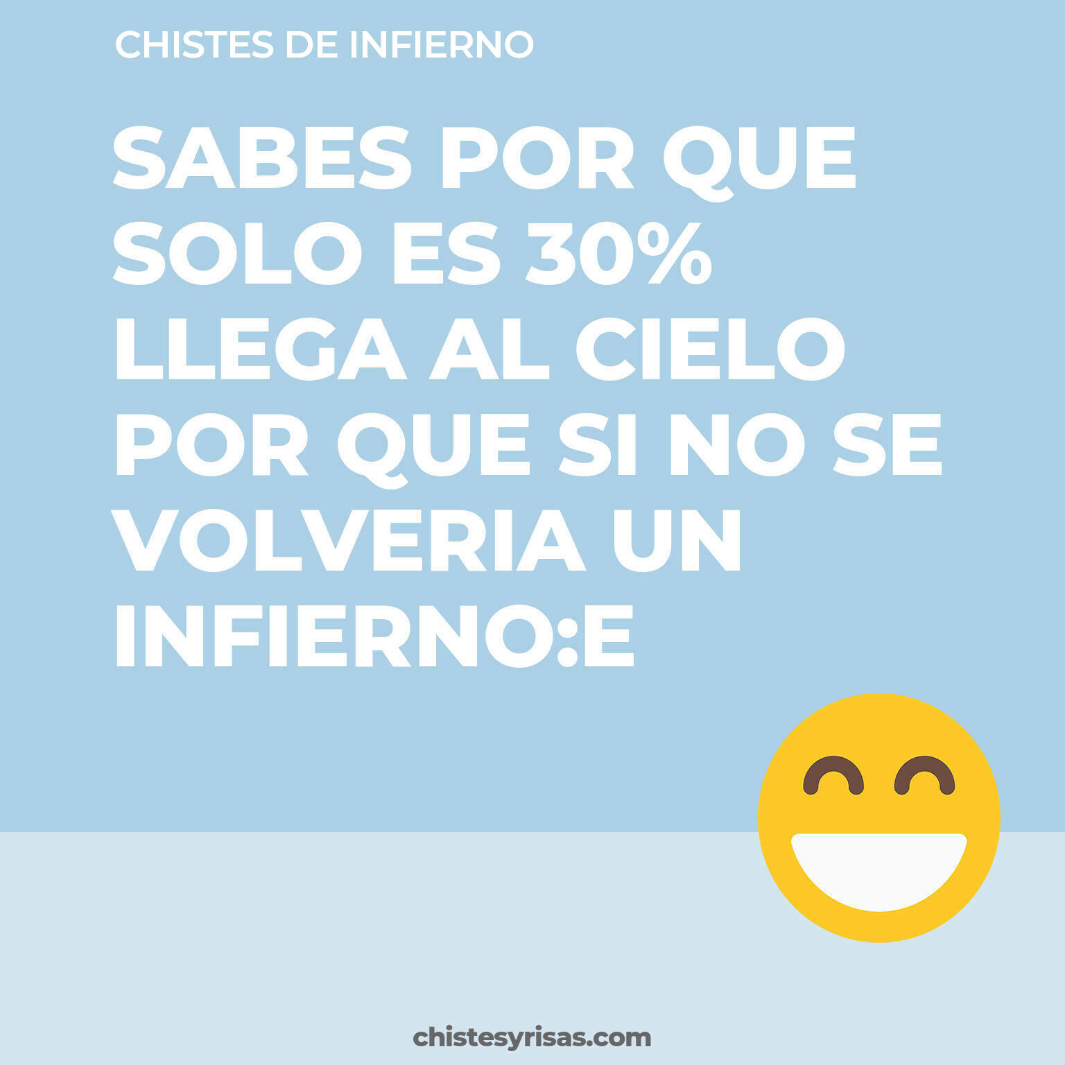 chistes de Infierno cortos