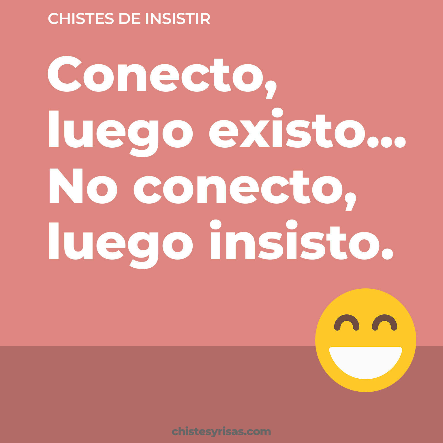 chistes de Insistir buenos