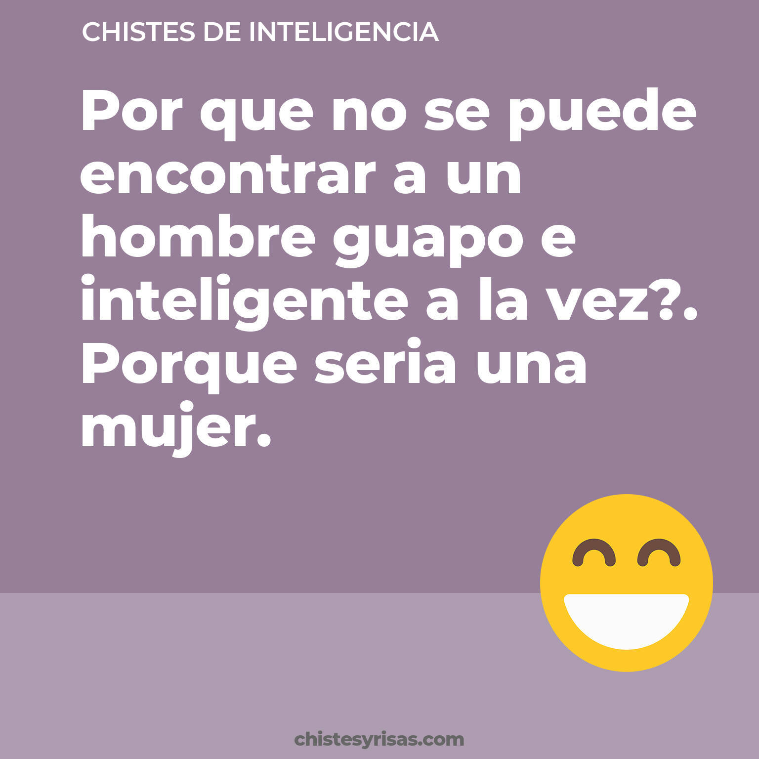 chistes de Inteligencia cortos