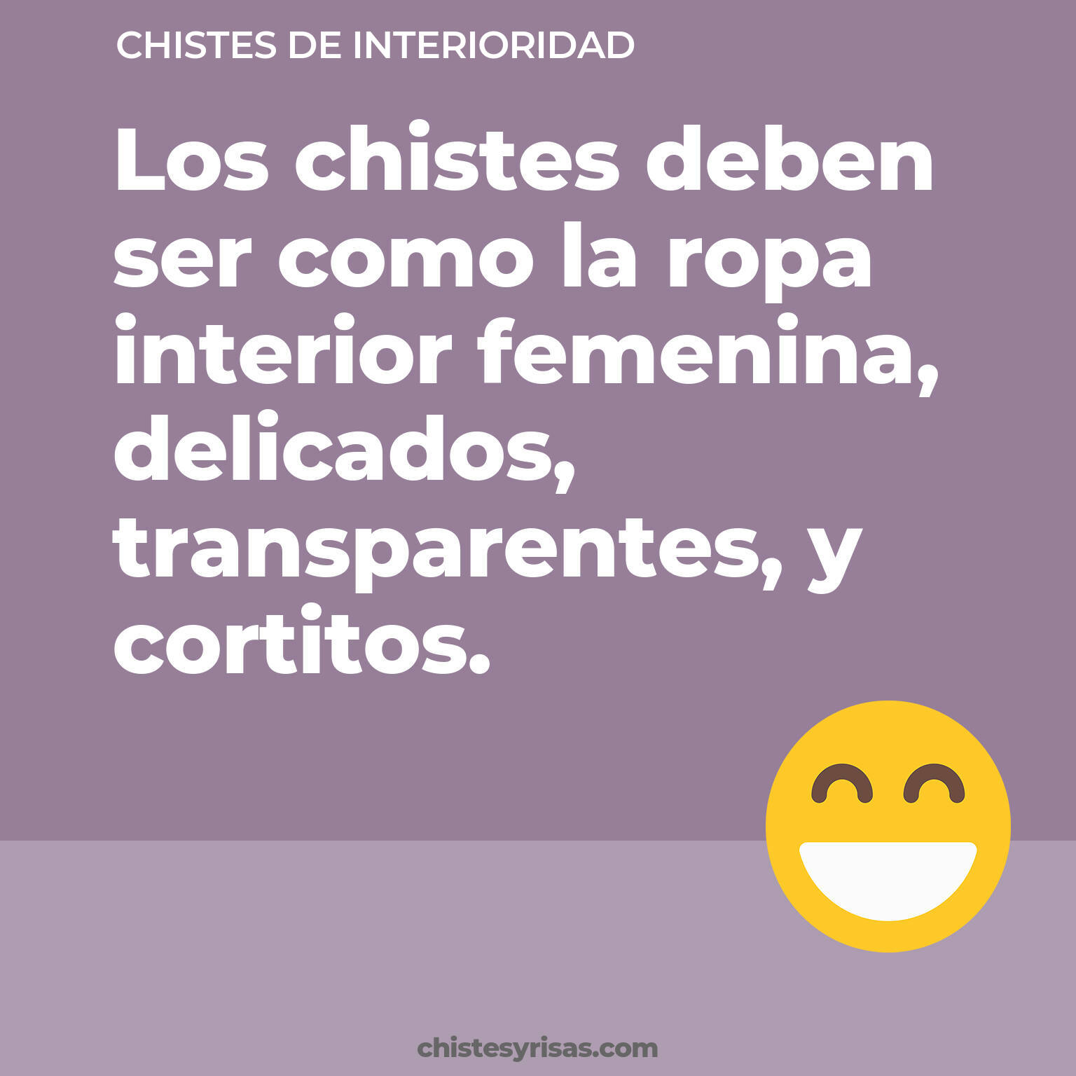 chistes de Interioridad buenos