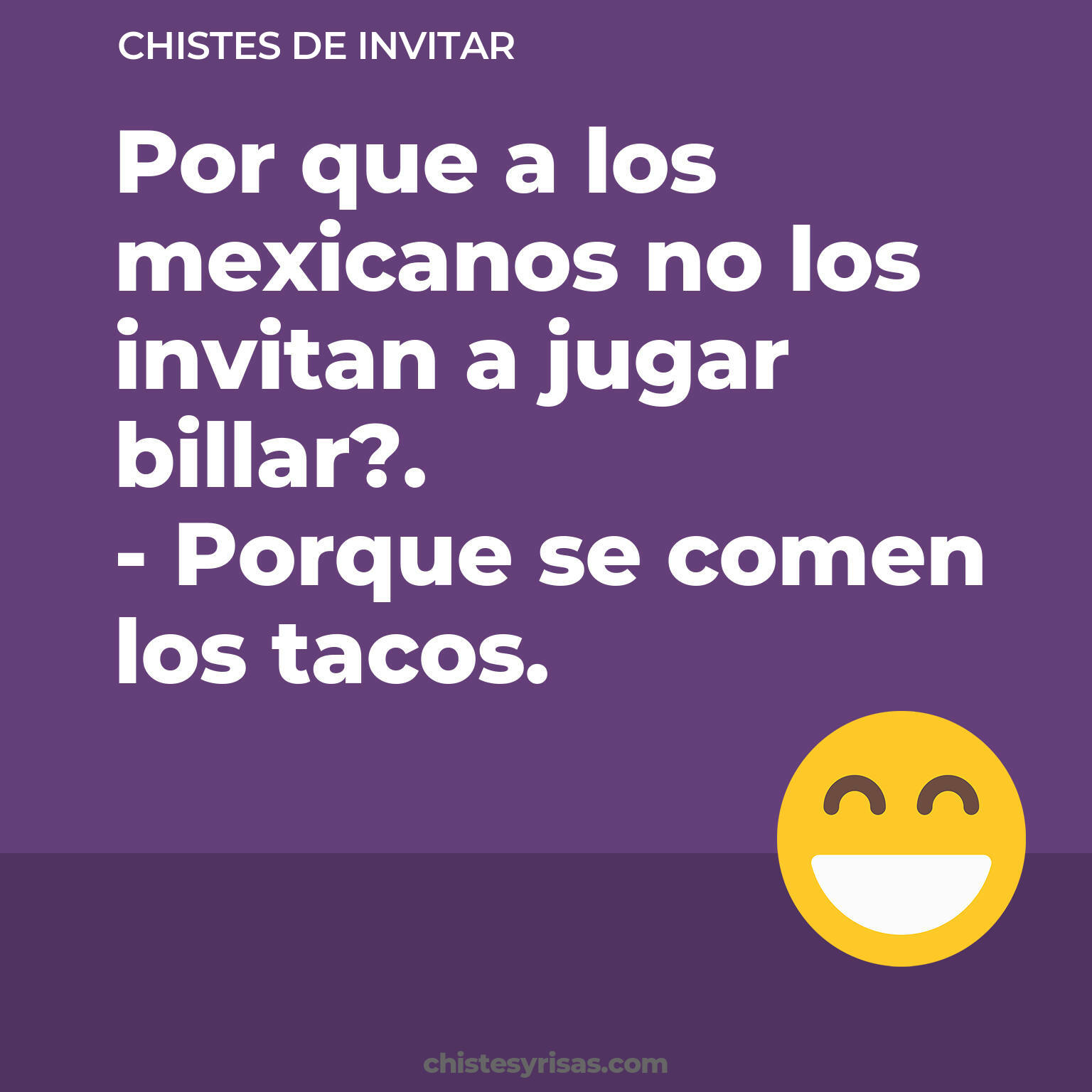 chistes de Invitar buenos