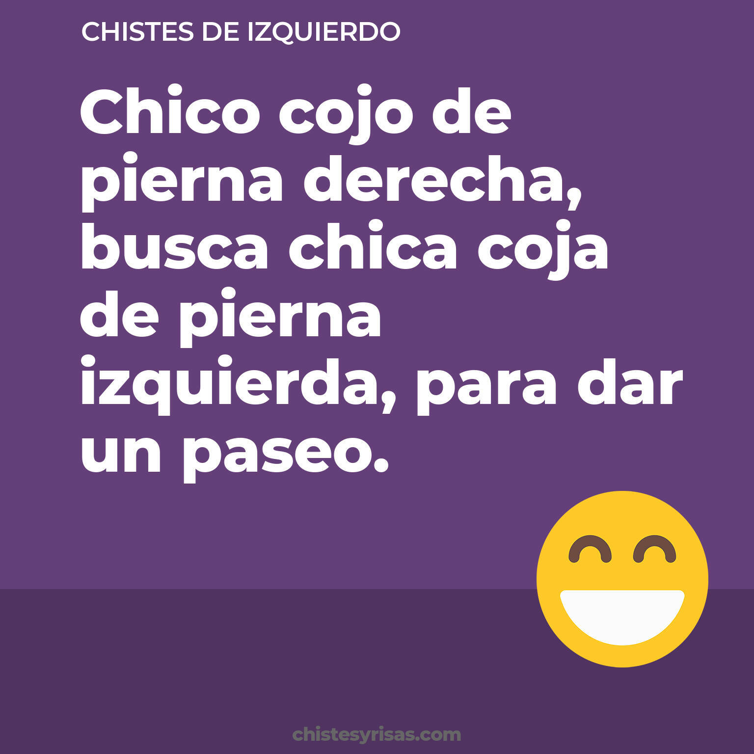 chistes de Izquierdo cortos