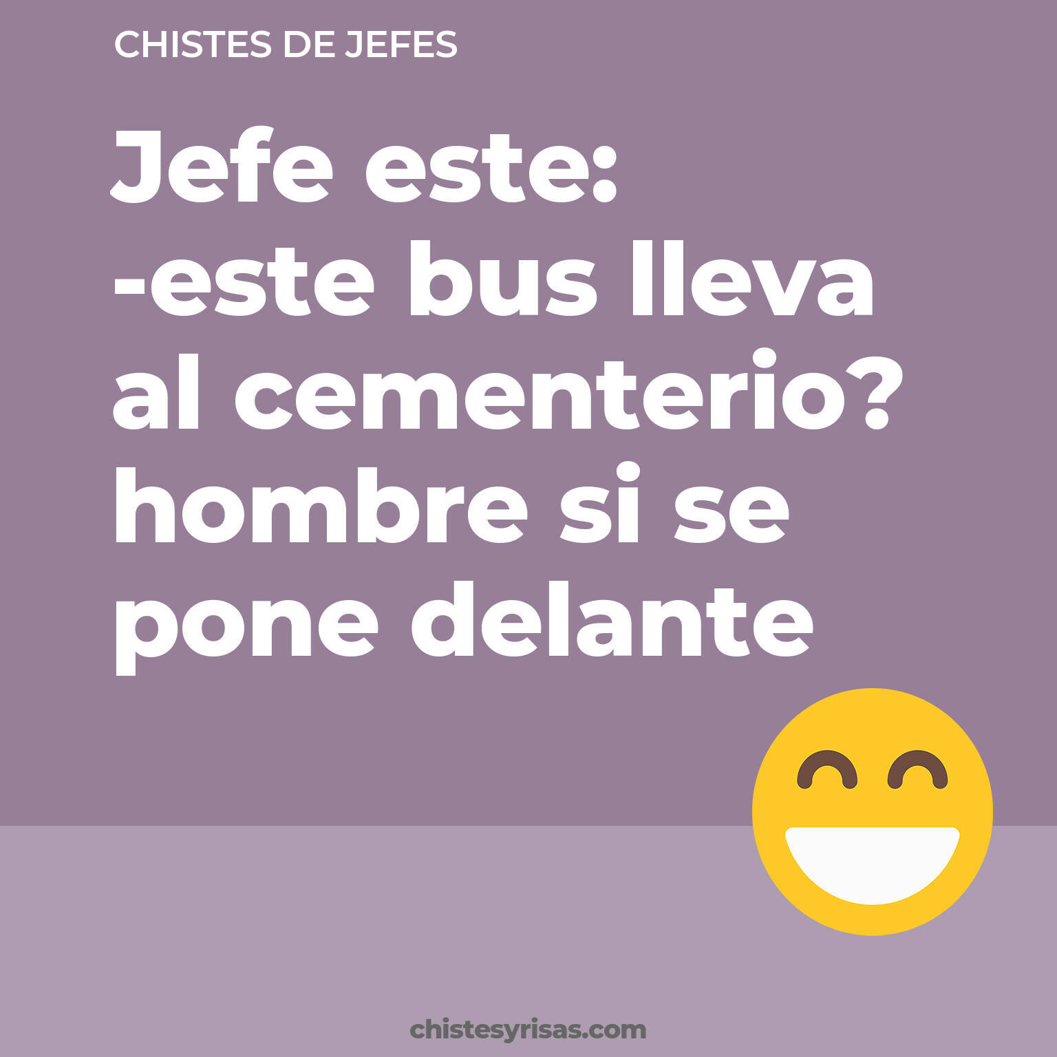 chistes de Jefes más graciosos