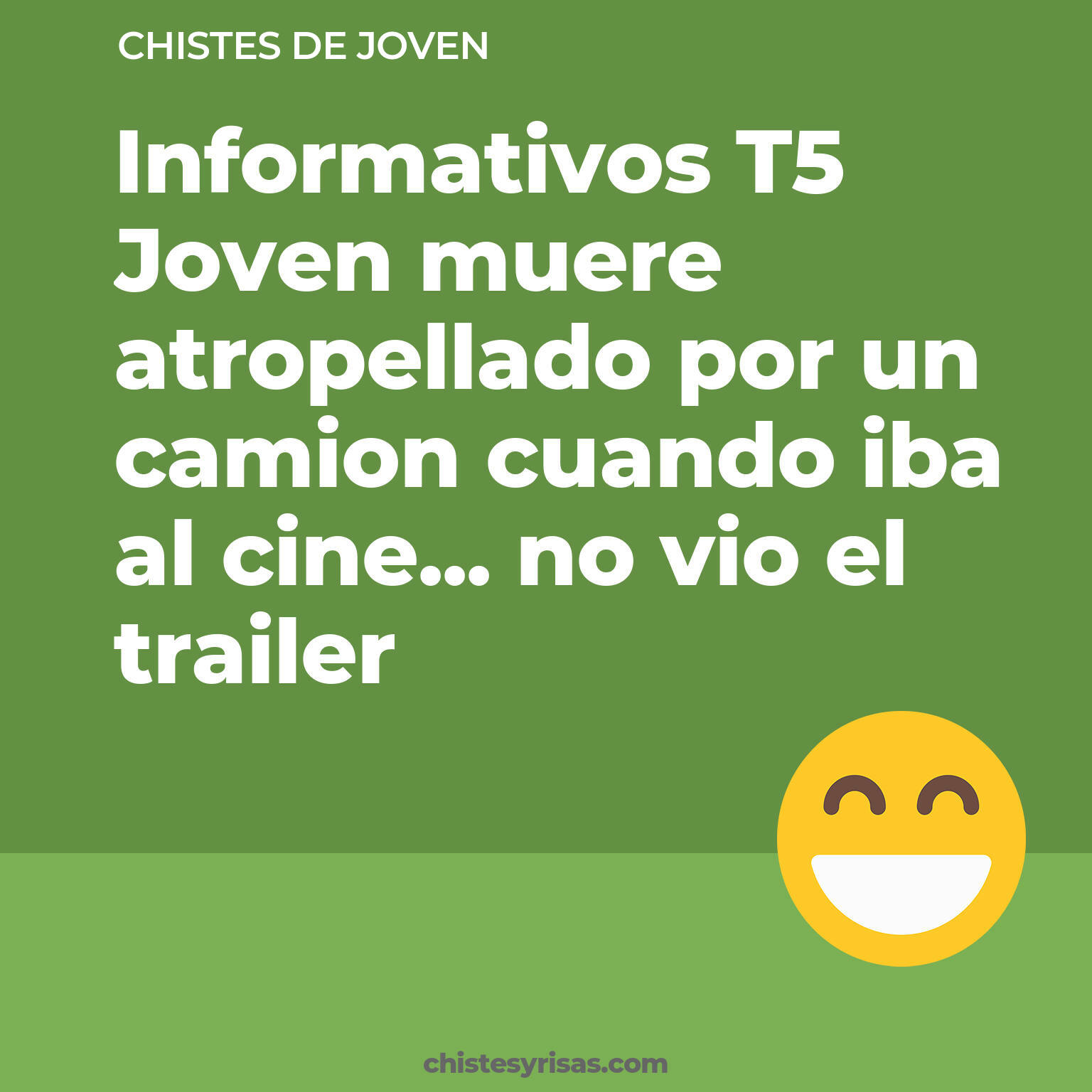 chistes de Joven cortos