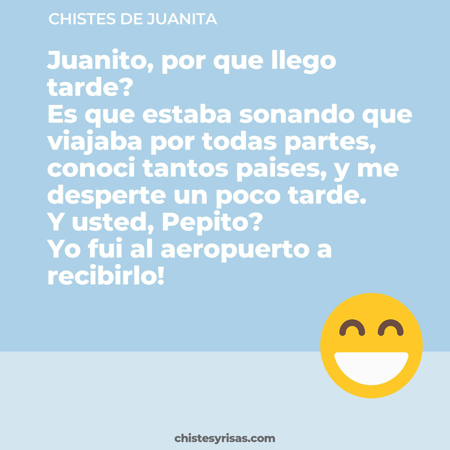 chistes de Juanita buenos foto para reir