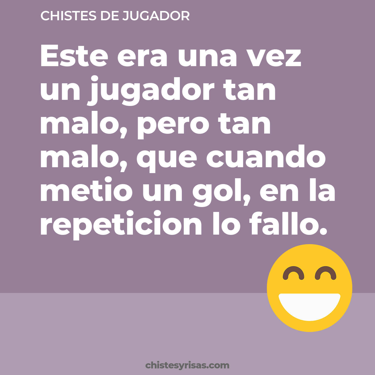 chistes de Jugador buenos foto para reir