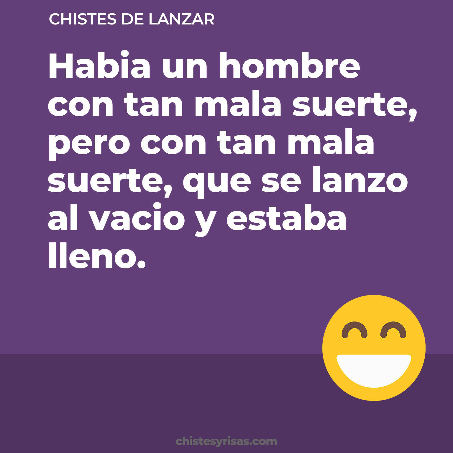 chistes de Lanzar cortos