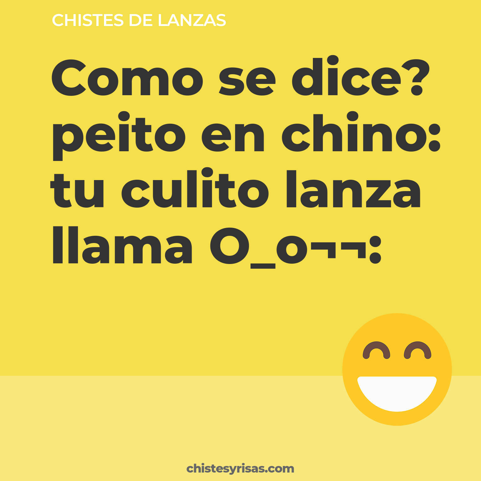 chistes de Lanzas más graciosos