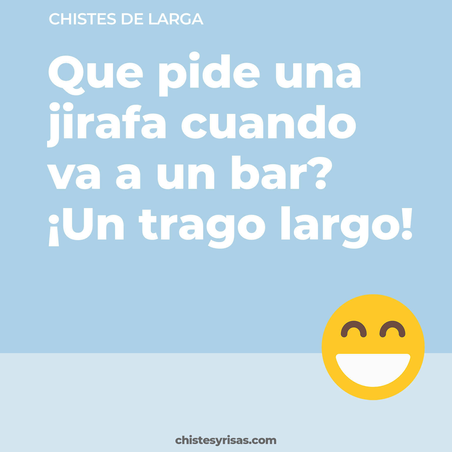 chistes de Larga buenos