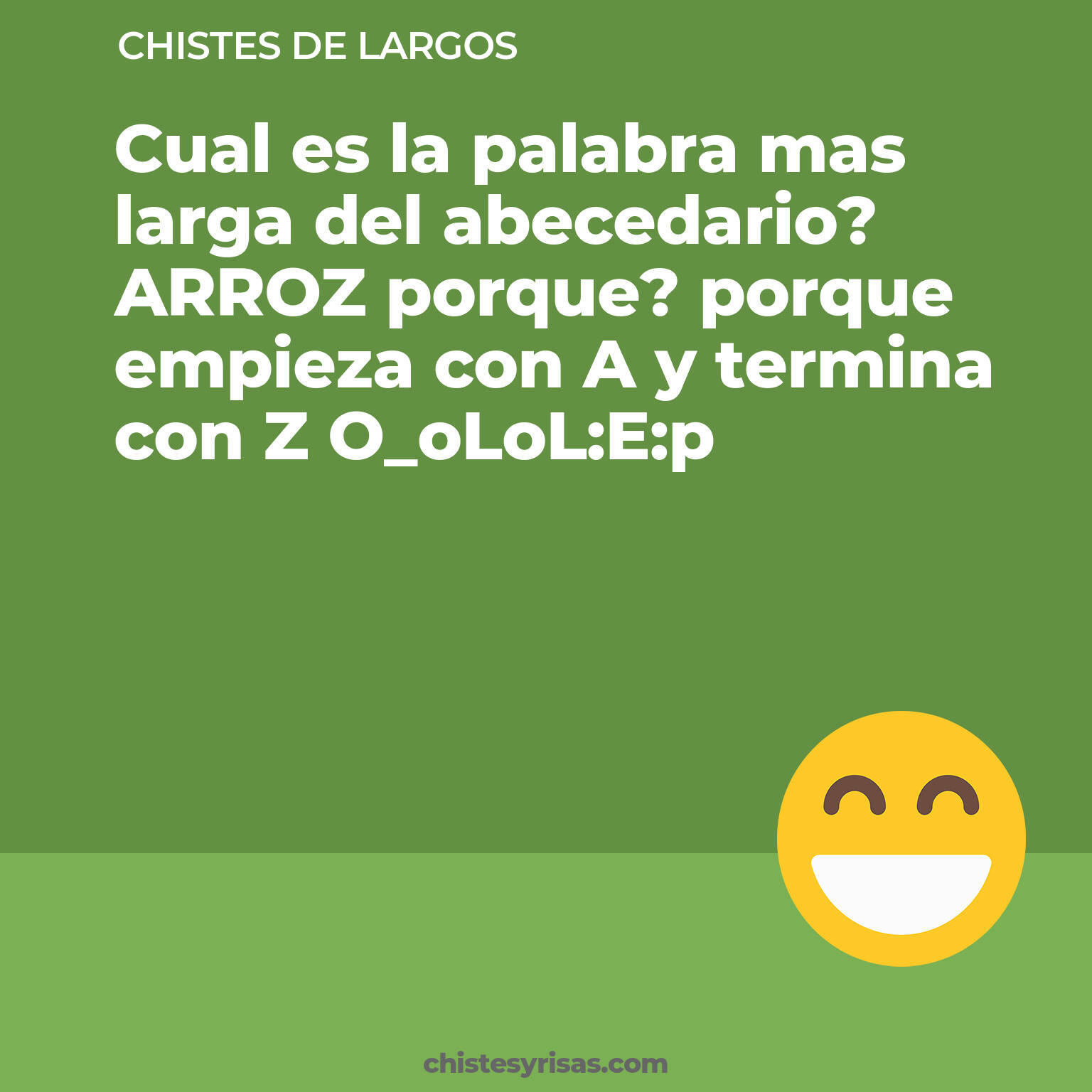 chistes de Largos cortos