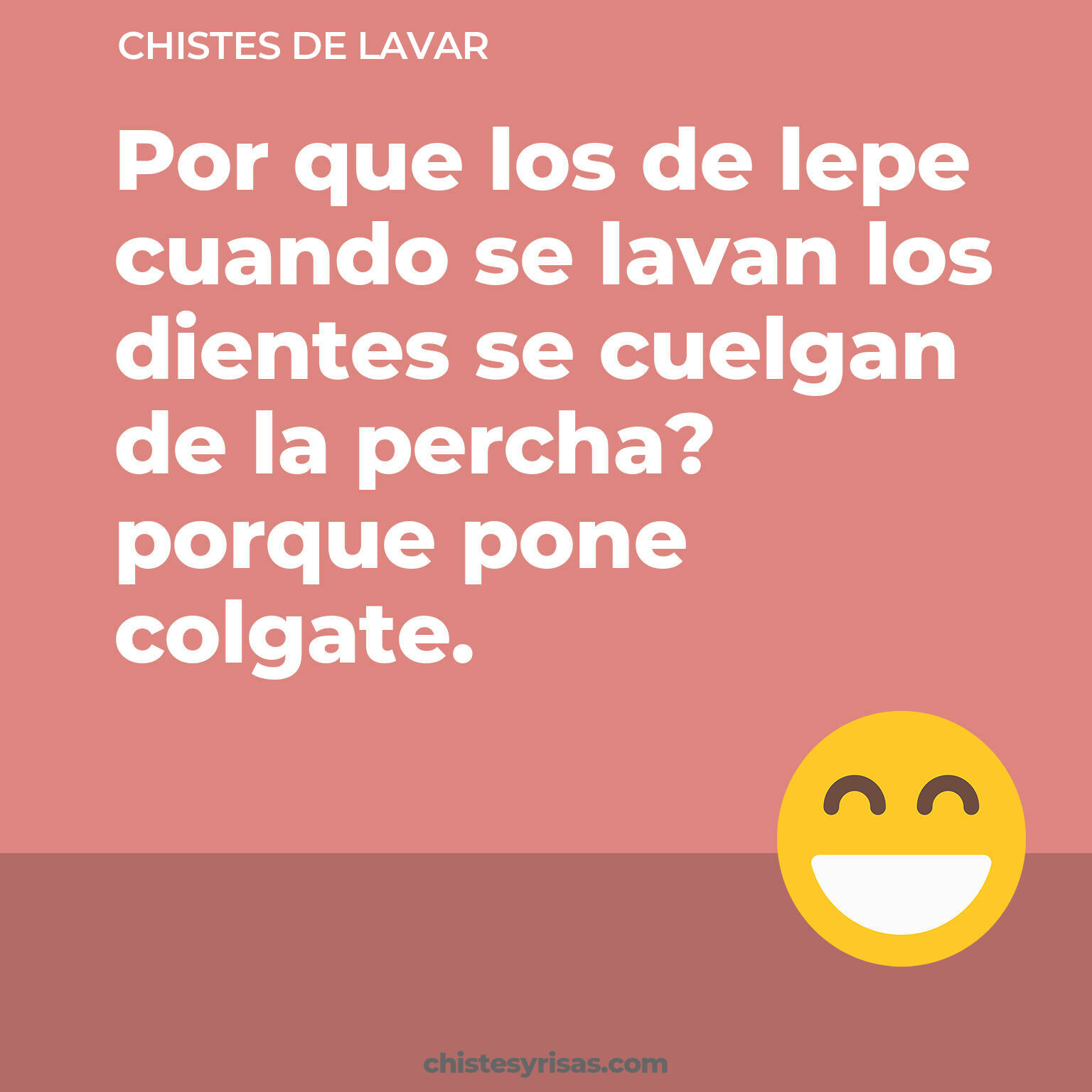 chistes de Lavar cortos