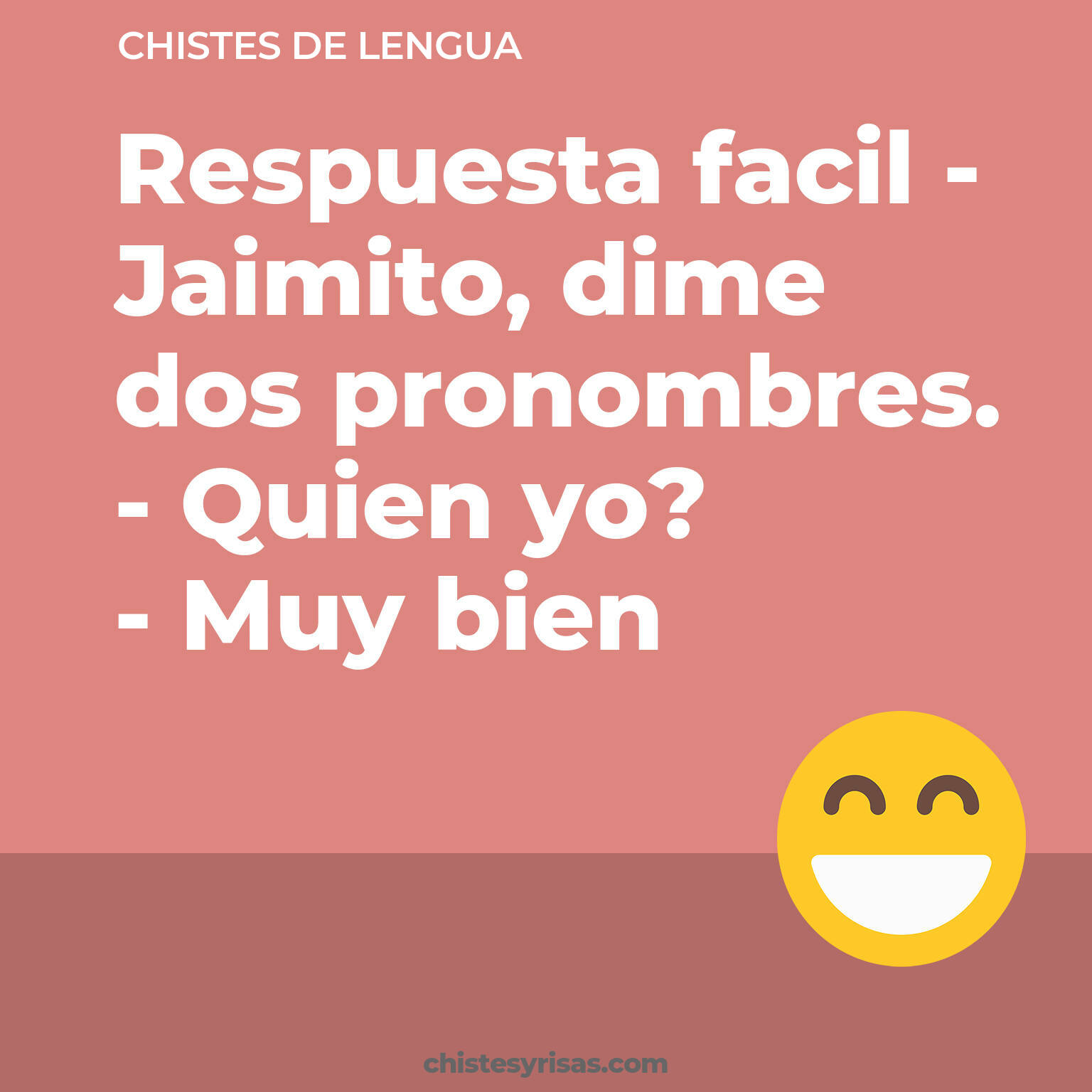 chistes de Lengua buenos