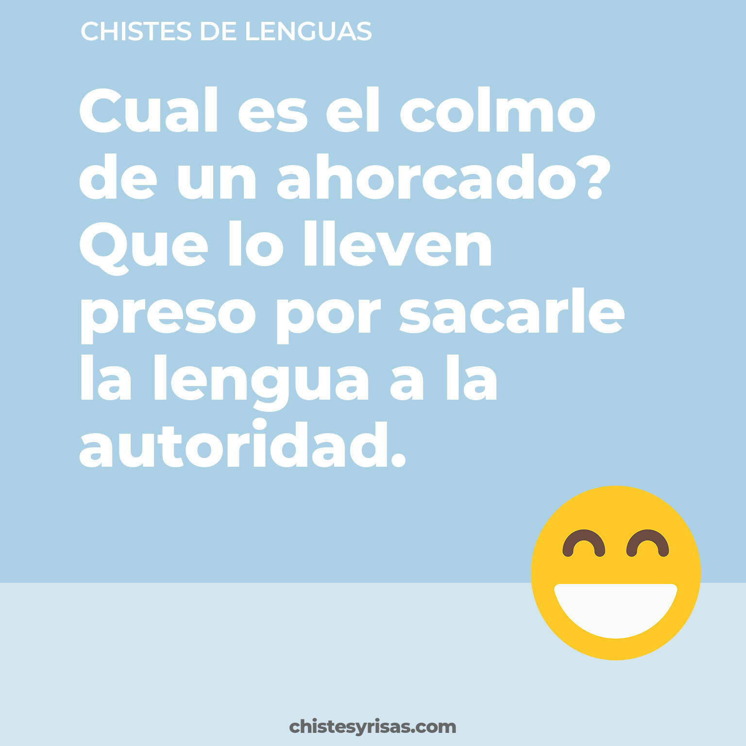 chistes de Lenguas cortos