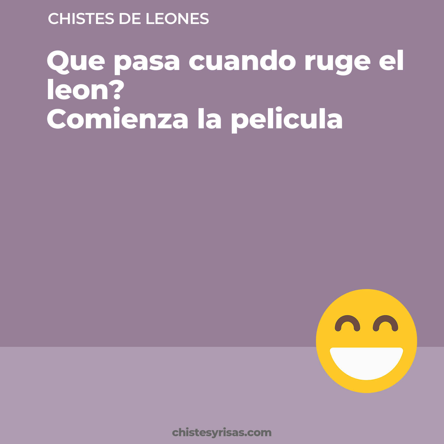 chistes de Leones más graciosos