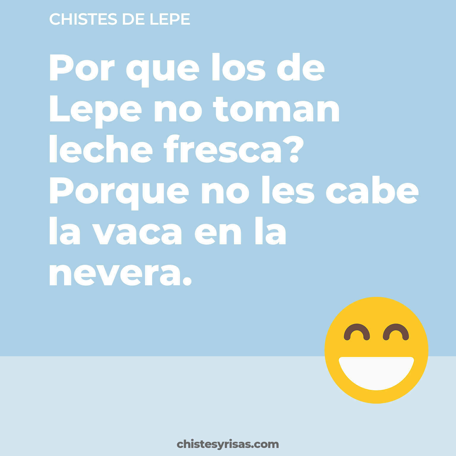 chistes de Lepe cortos