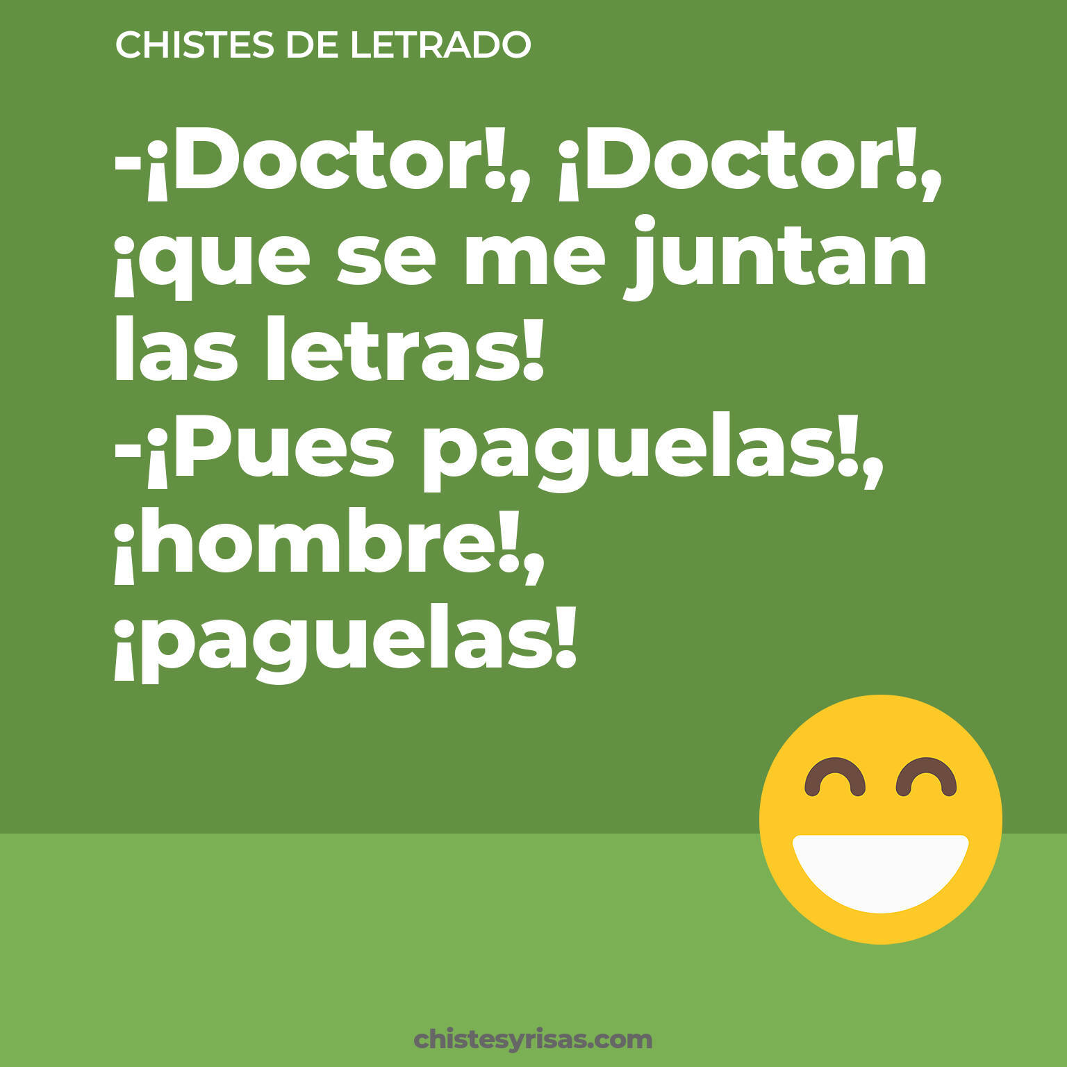 chistes de Letrado cortos