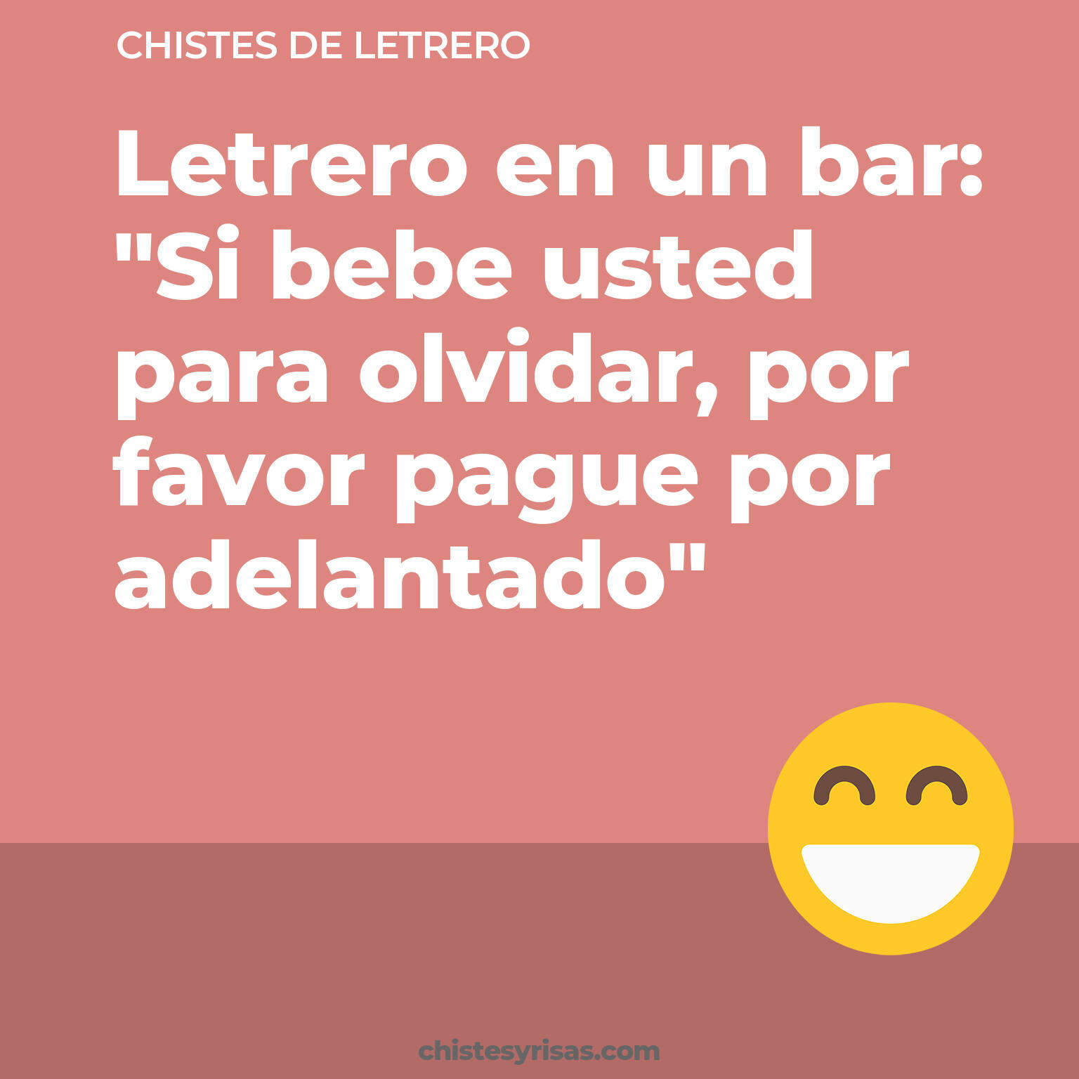 chistes de Letrero más graciosos