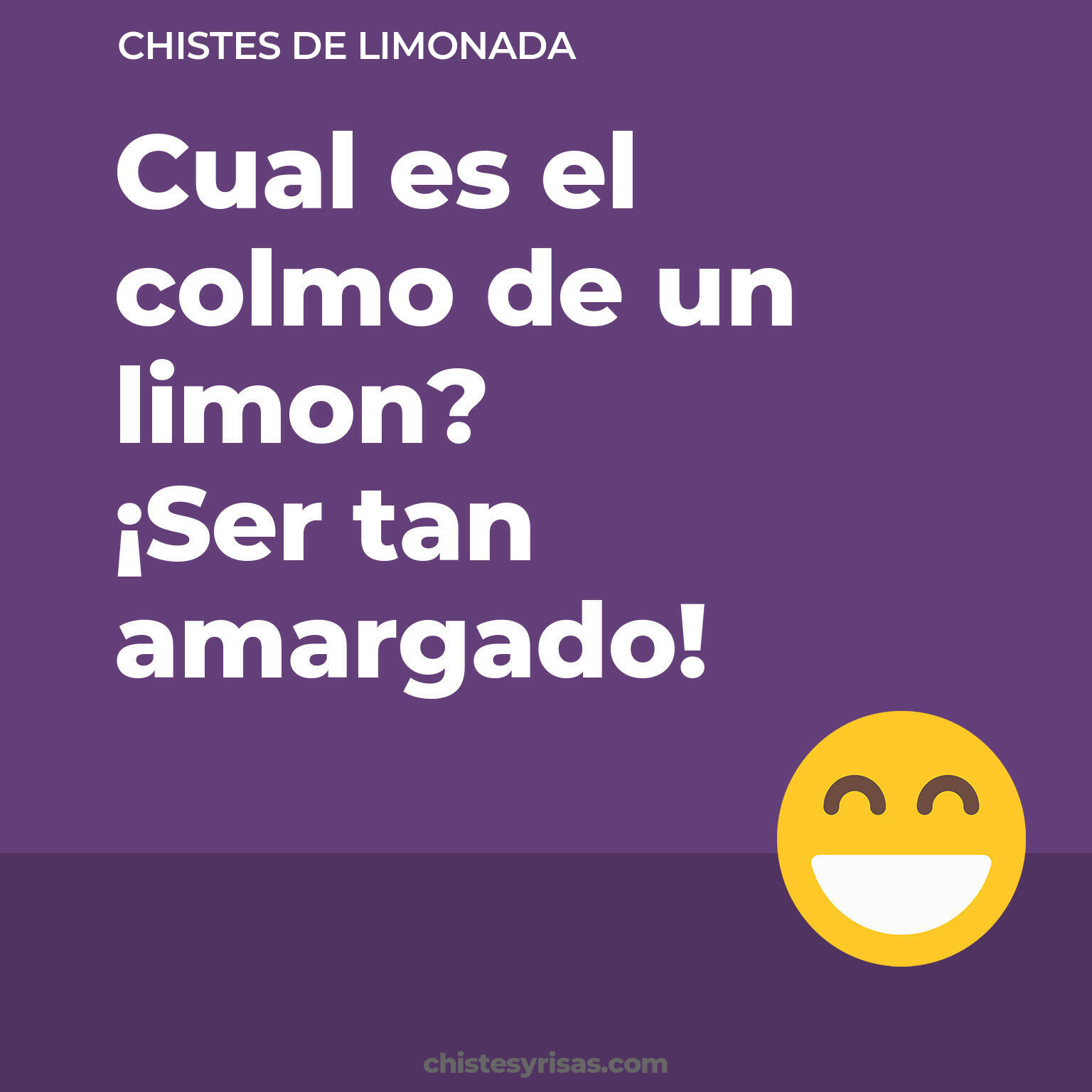 chistes de Limonada más graciosos