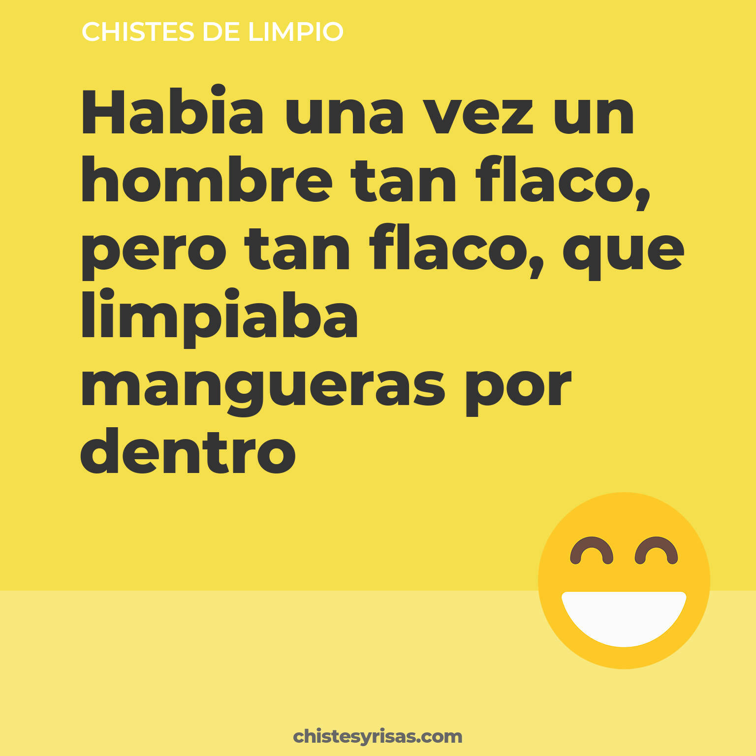 chistes de Limpio buenos foto para reir